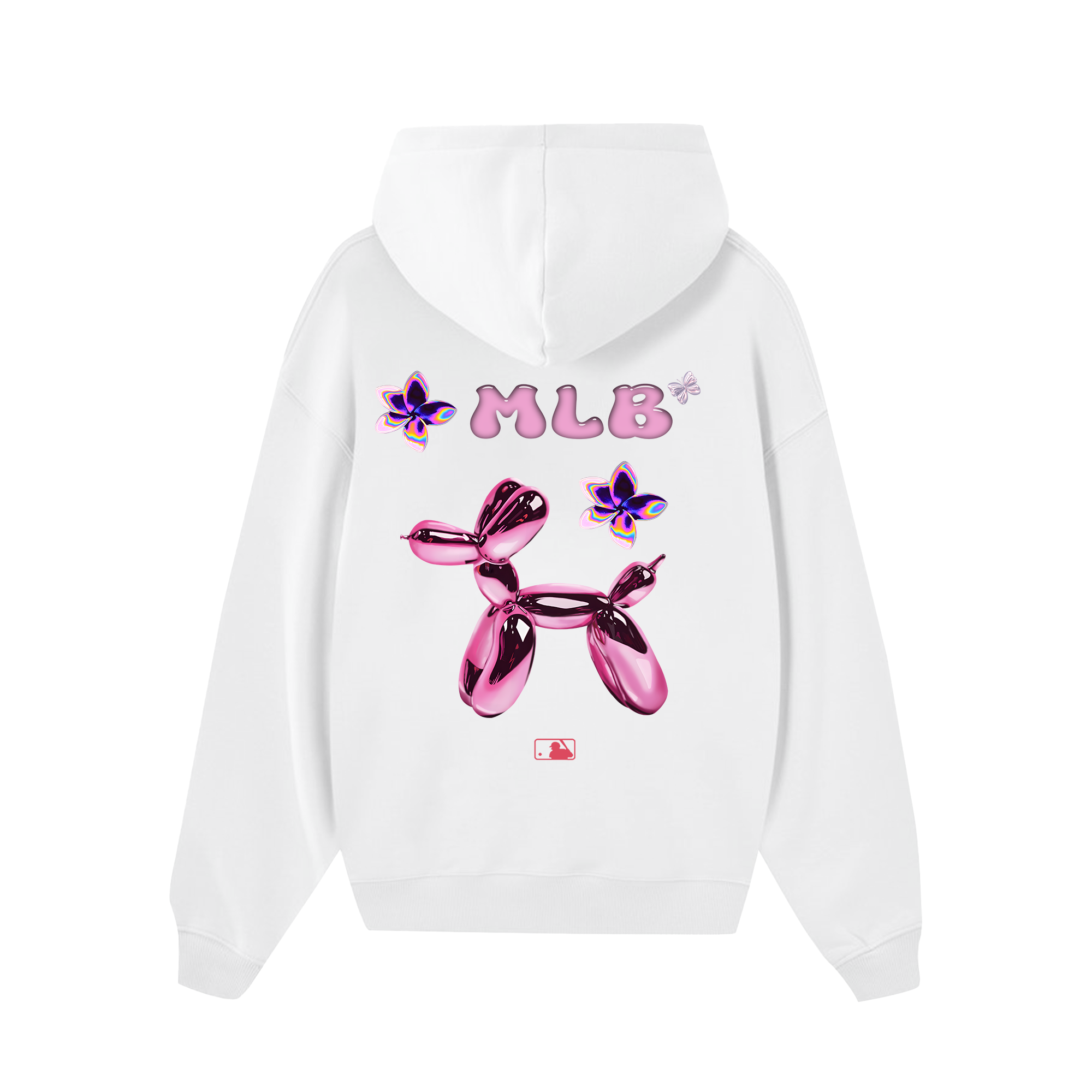 MLB Floral Hologram Balloon Dog Hoodie