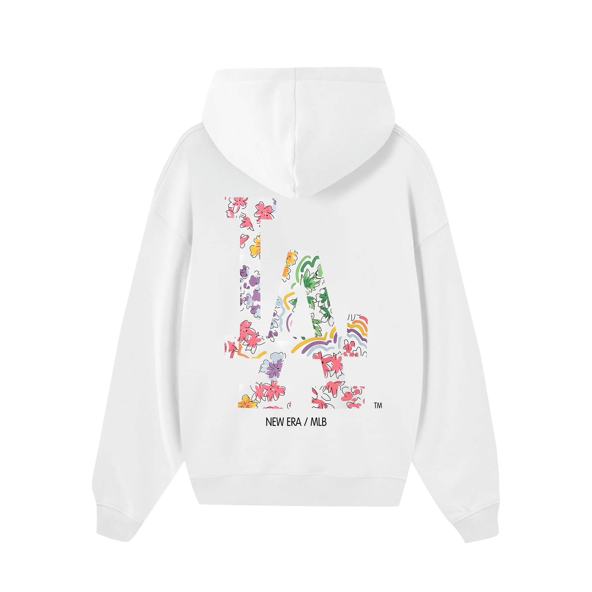 MLB Floral LA Tropical Flower Summer Hoodie