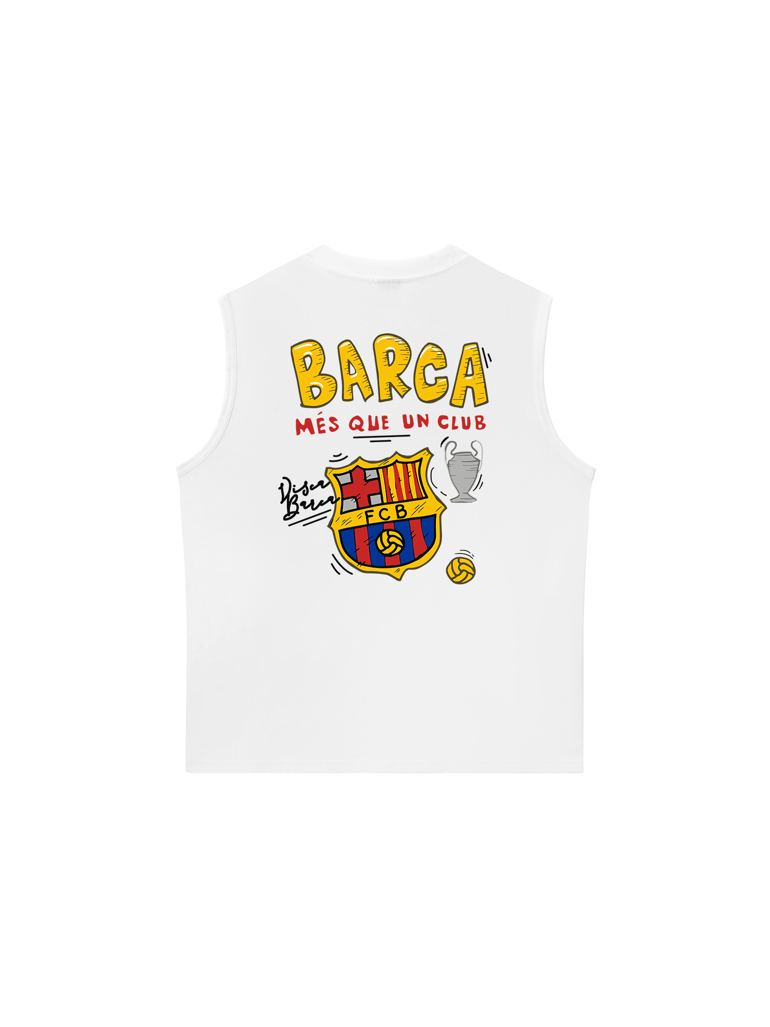 Áo Ba Lỗ Relaxed Fit Barca Més Que Un Club