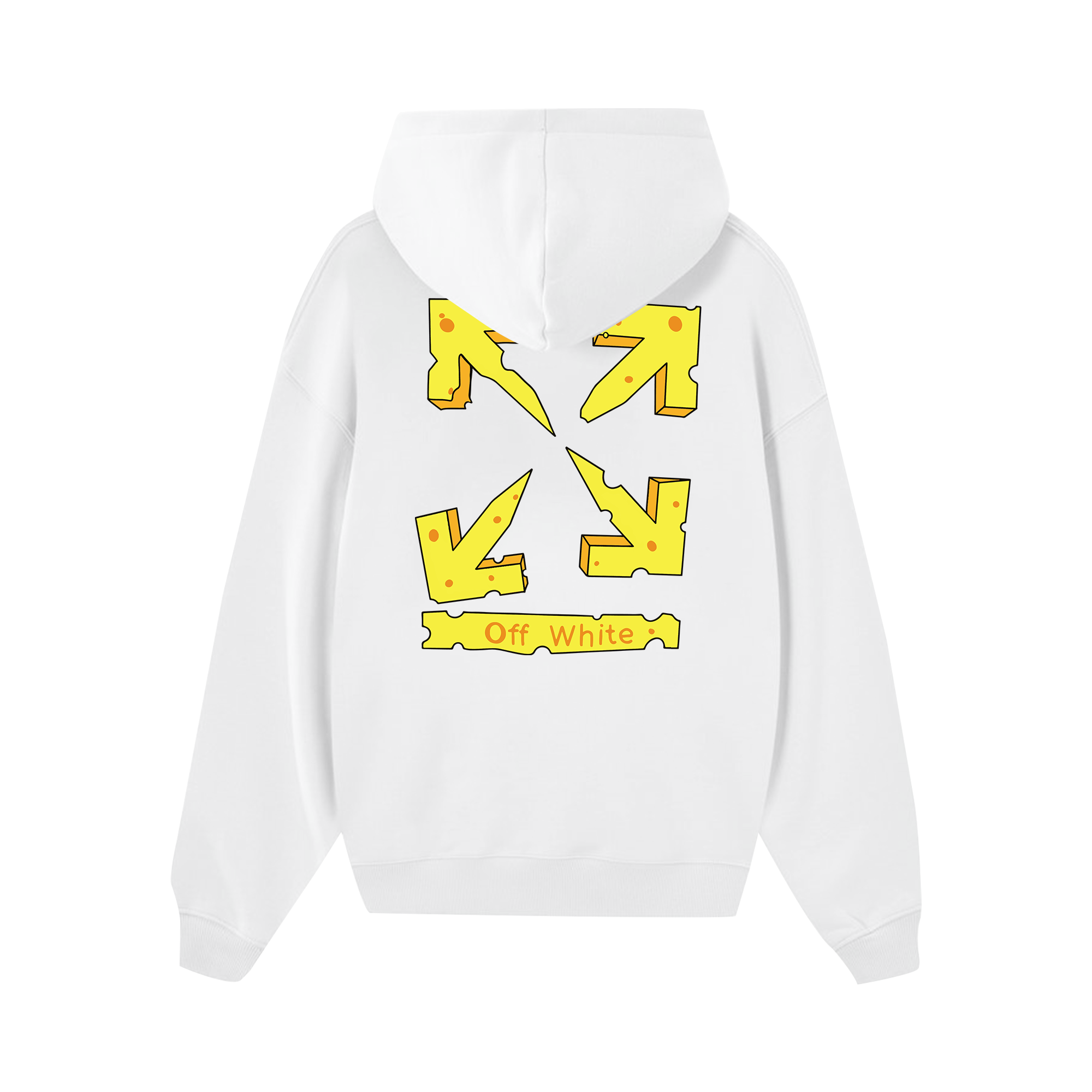 Off White Piece Of Cheese Hoodie