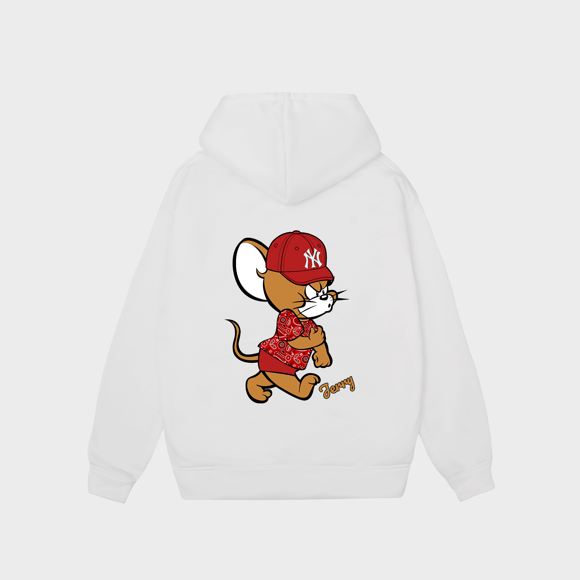 MLB Floral Funny Disney Jerry Hoodie