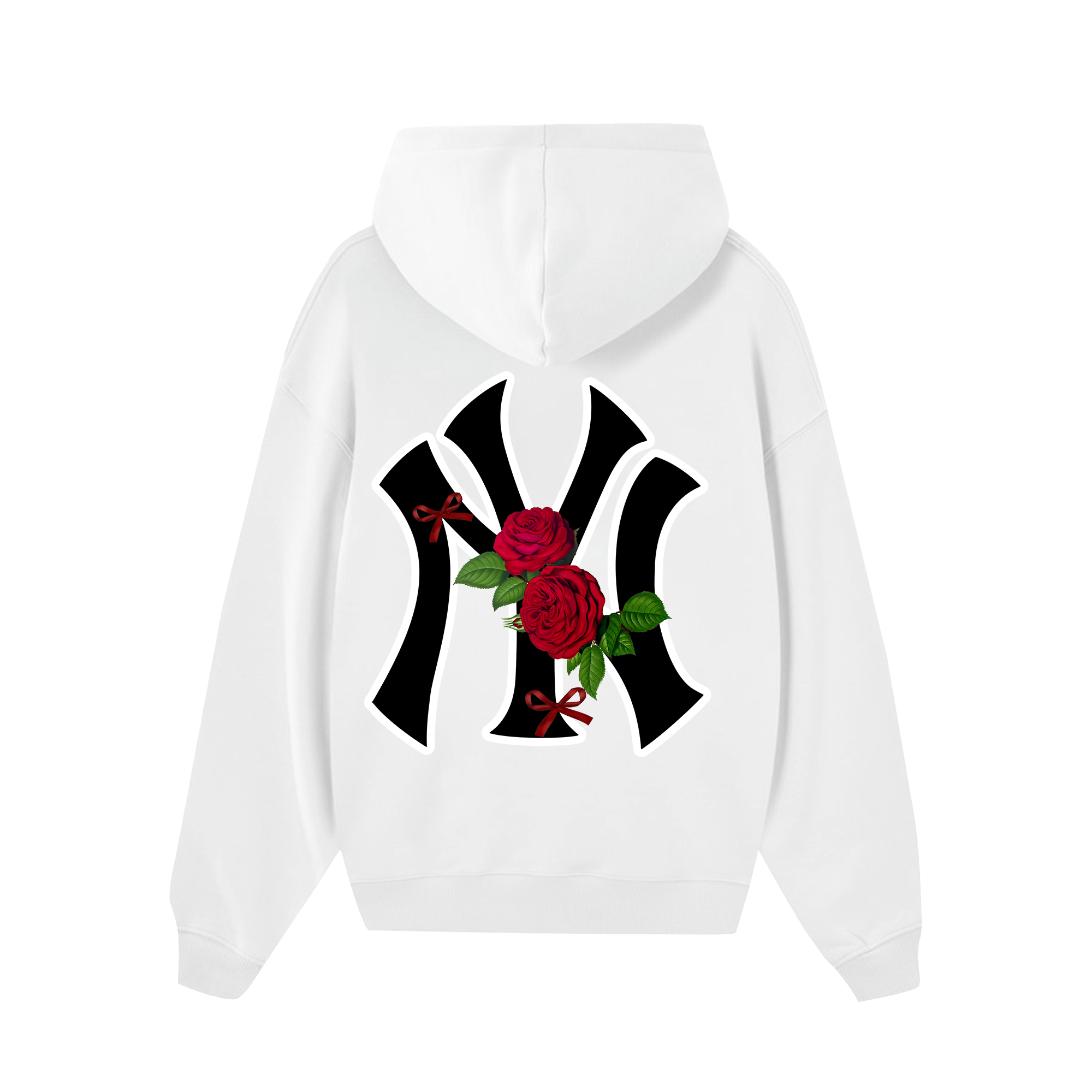 MLB Floral Rose Ribbon Hoodie