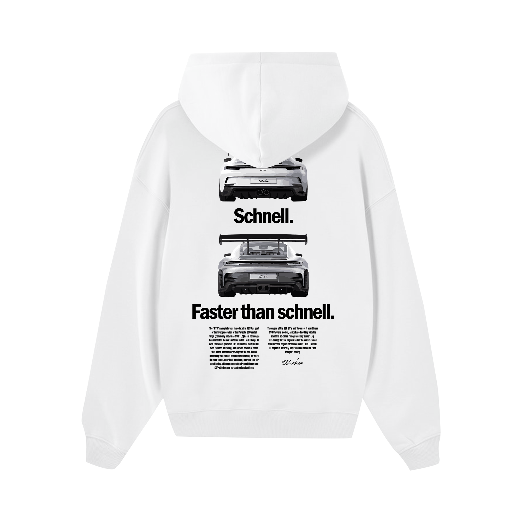 Porsche Faster Than Schnell Hoodie