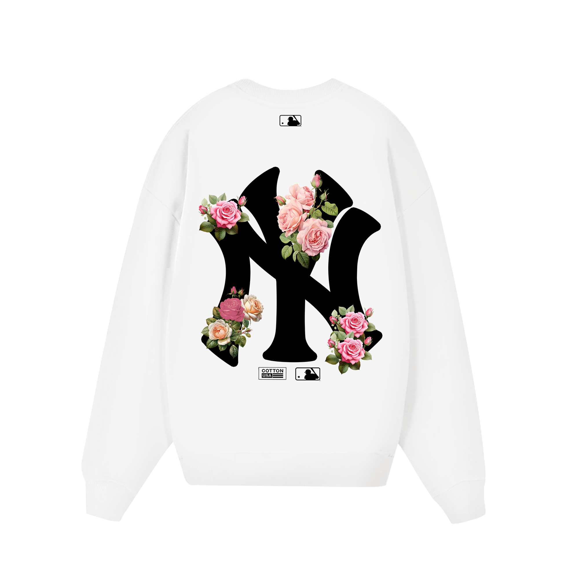 MLB Floral Rose Bloom Sweater