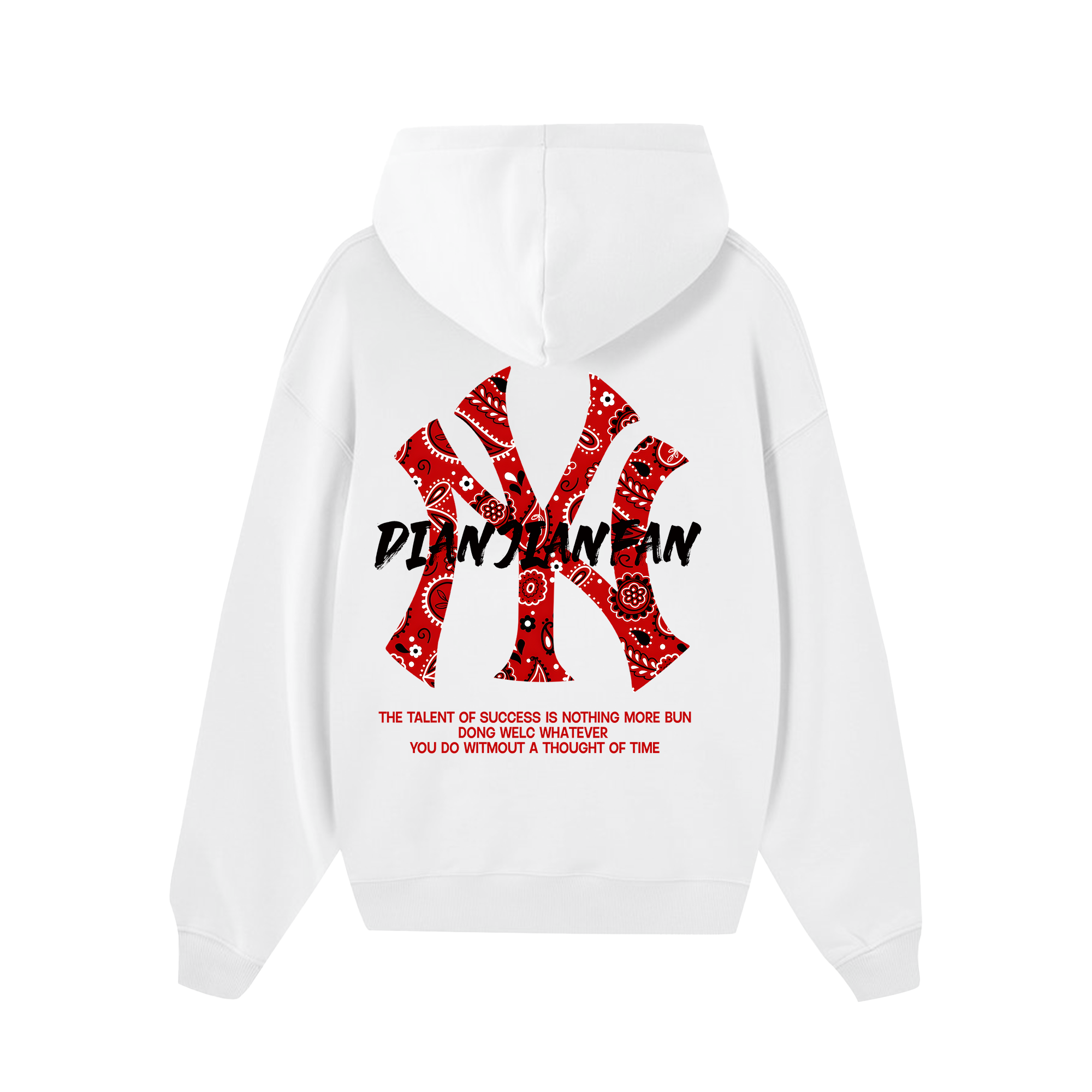 MLB Floral Red Dianjianfan Hoodie