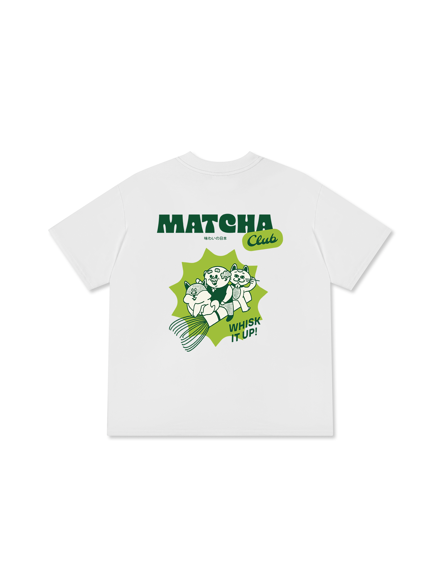 Áo Thun Relaxed Fit Daily Cup Matcha Club