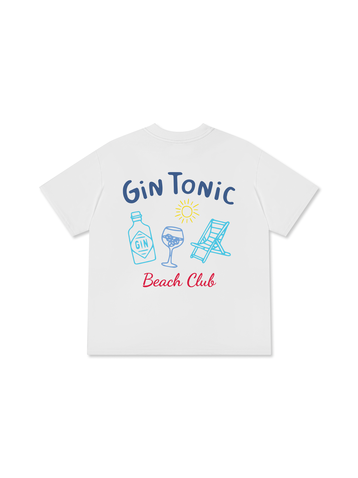 Áo Thun Relaxed Fit Gin Tonic Beach Club
