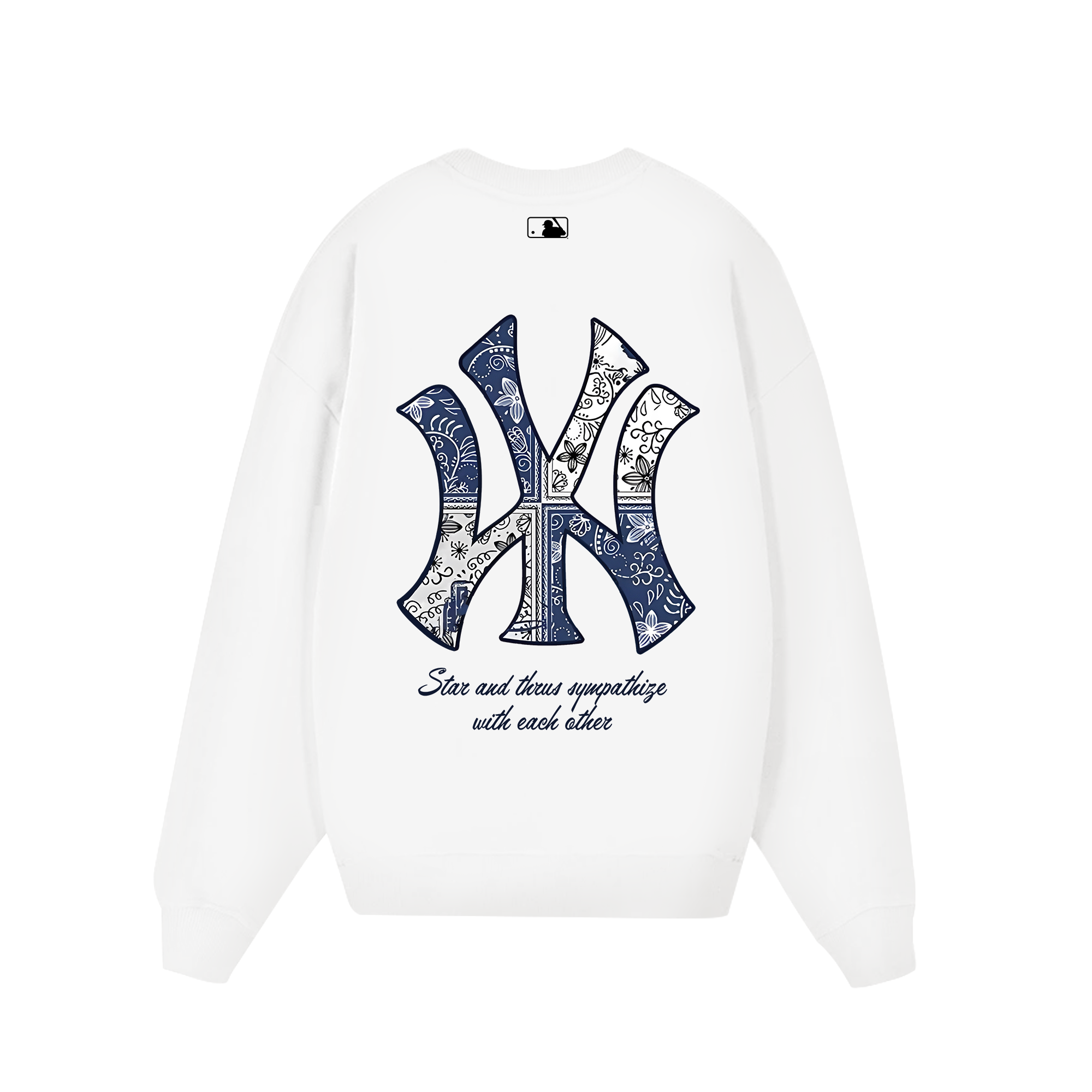 MLB Floral Star Sweater