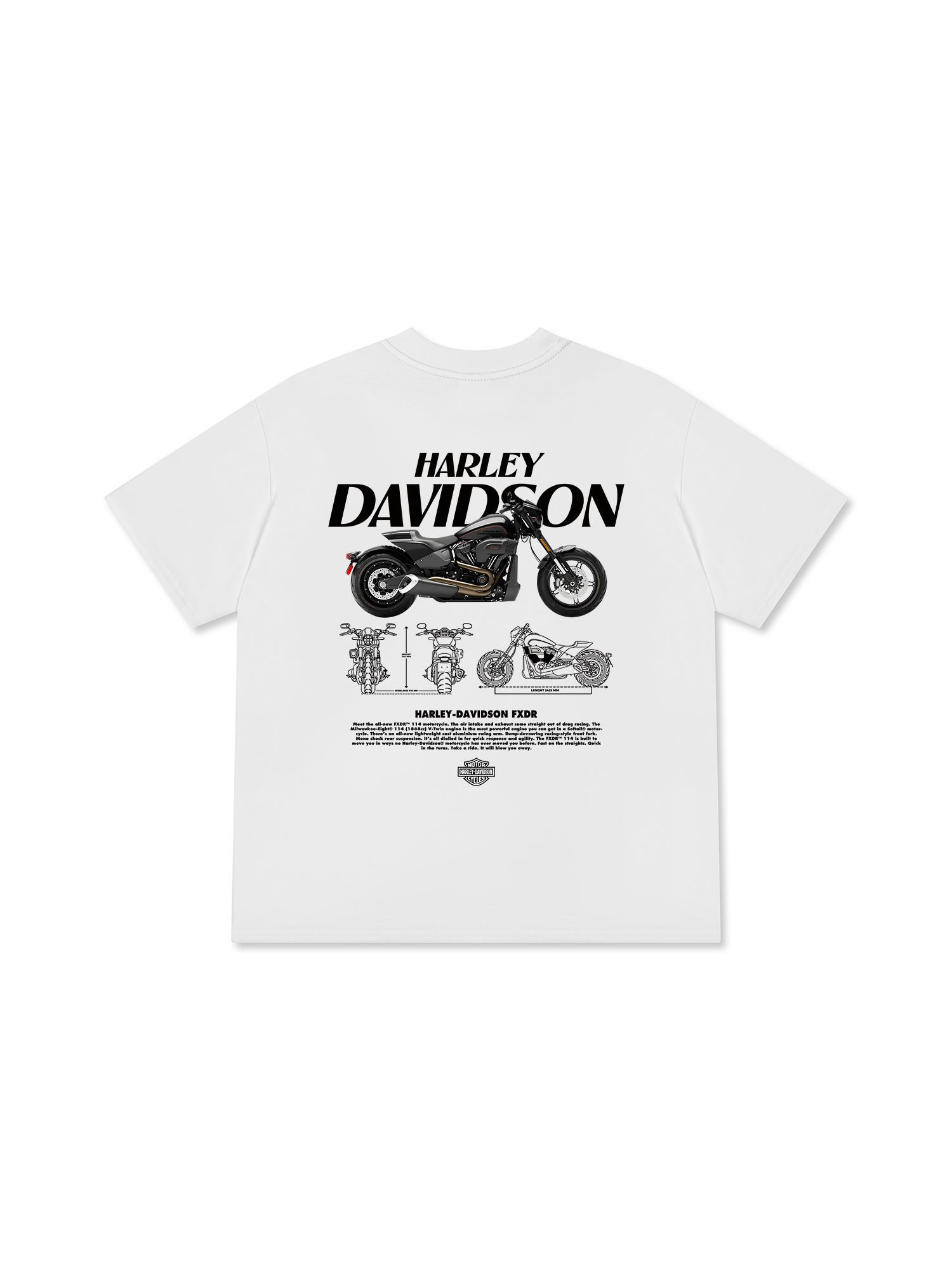 Áo Thun Relaxed Fit Dark Horse Rider Davidson