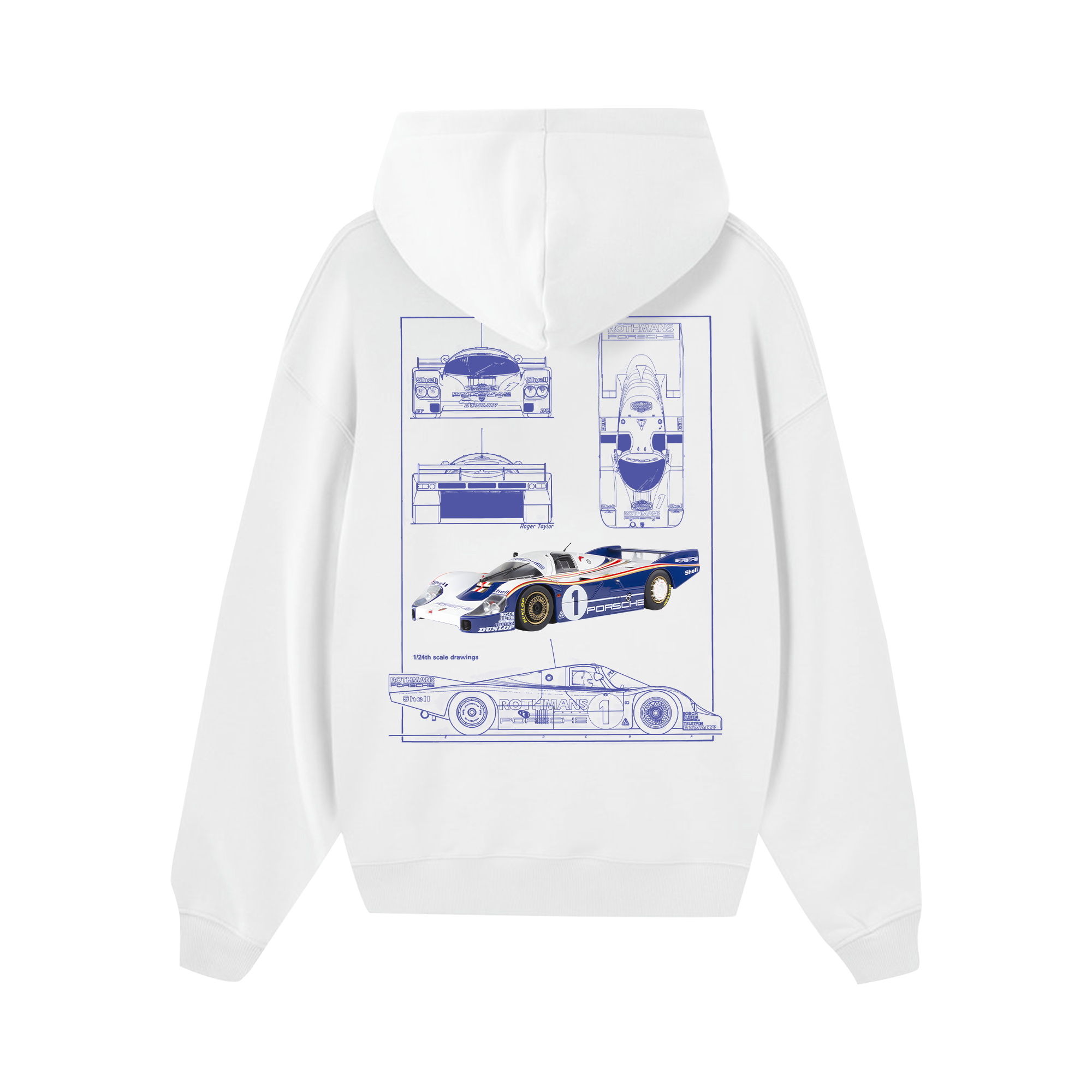 Porsche 956 Winner Le Mans 1982 Hoodie