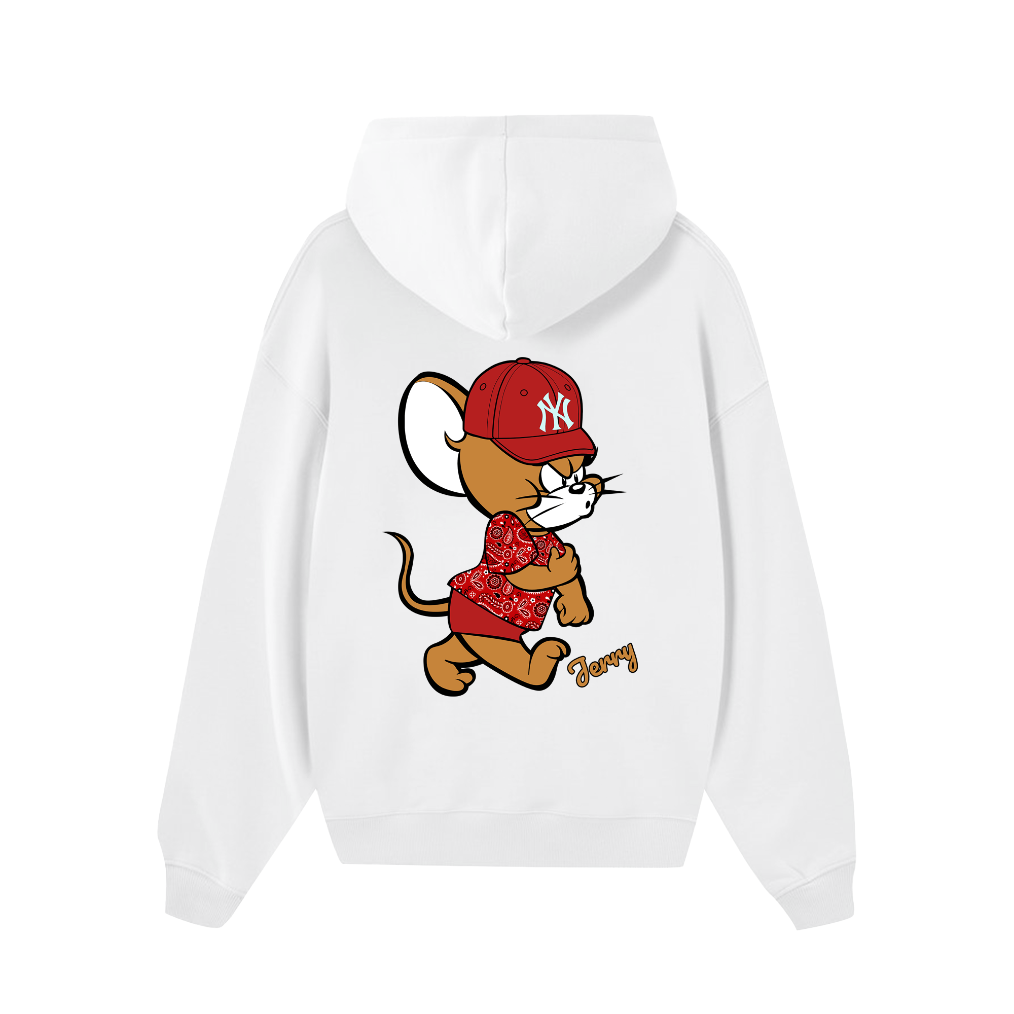 MLB Floral Funny Disney Jerry Hoodie