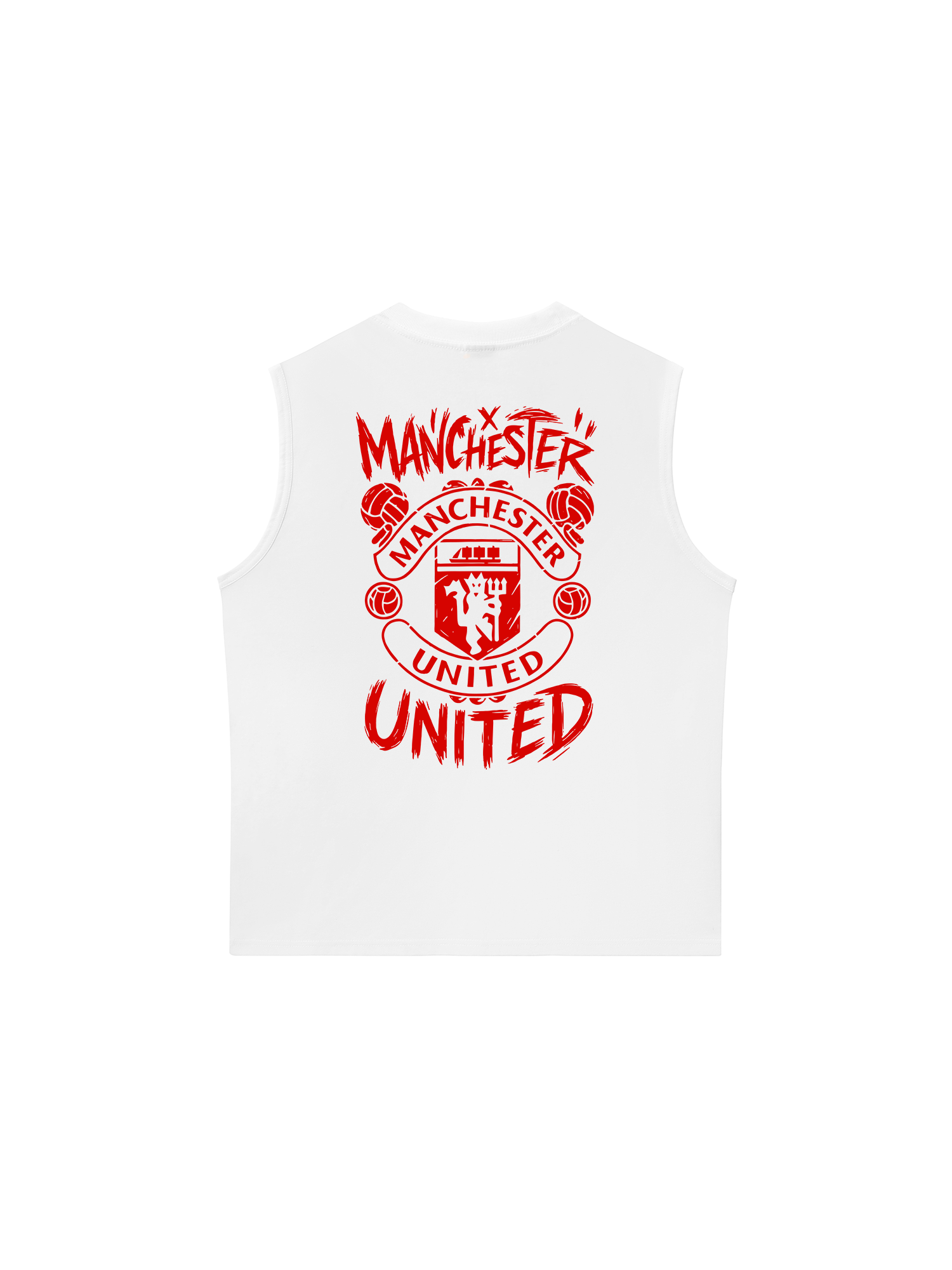 Áo Ba Lỗ Relaxed Fit Manchester Wild Style