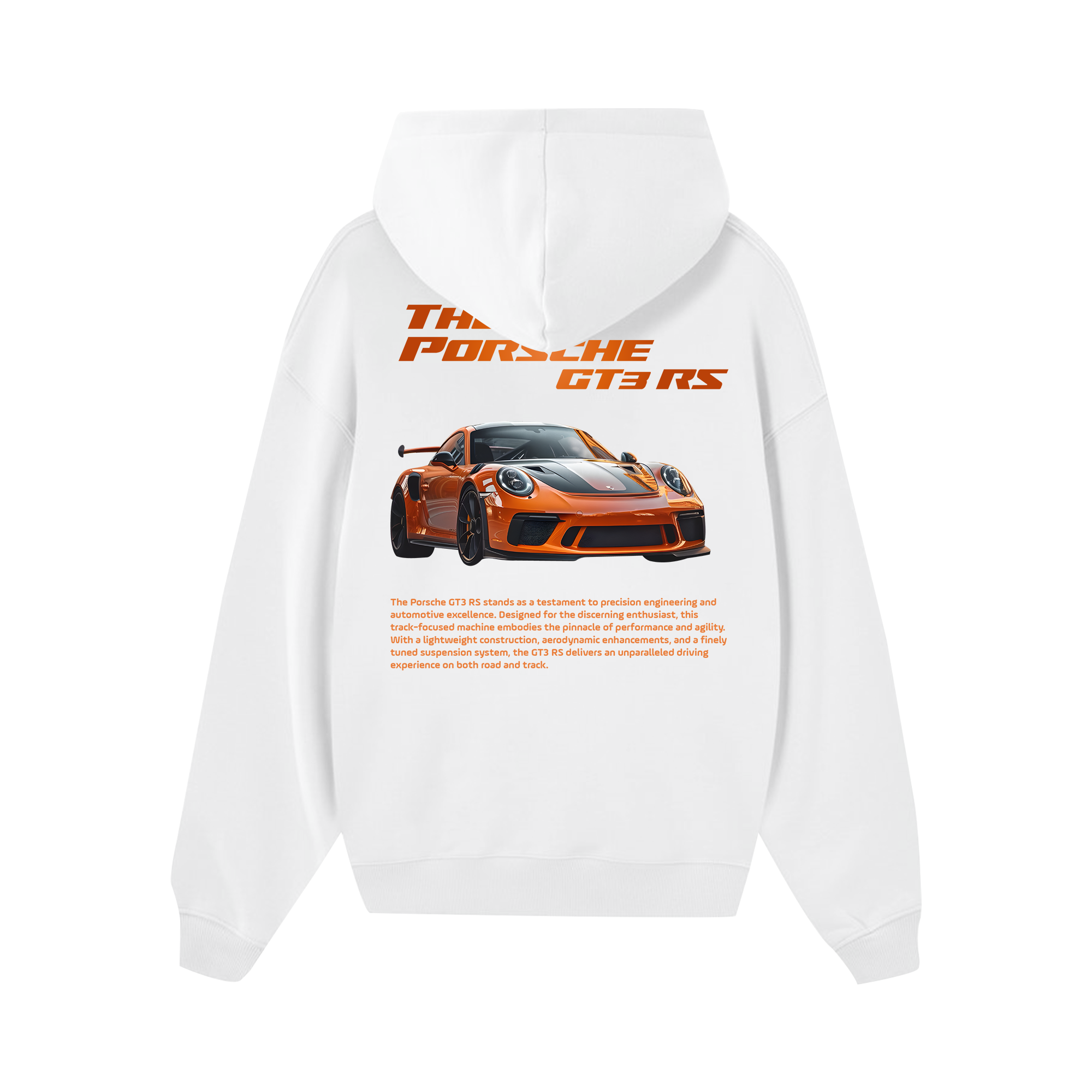 Porsche Orange Layer GT3 RS Hoodie