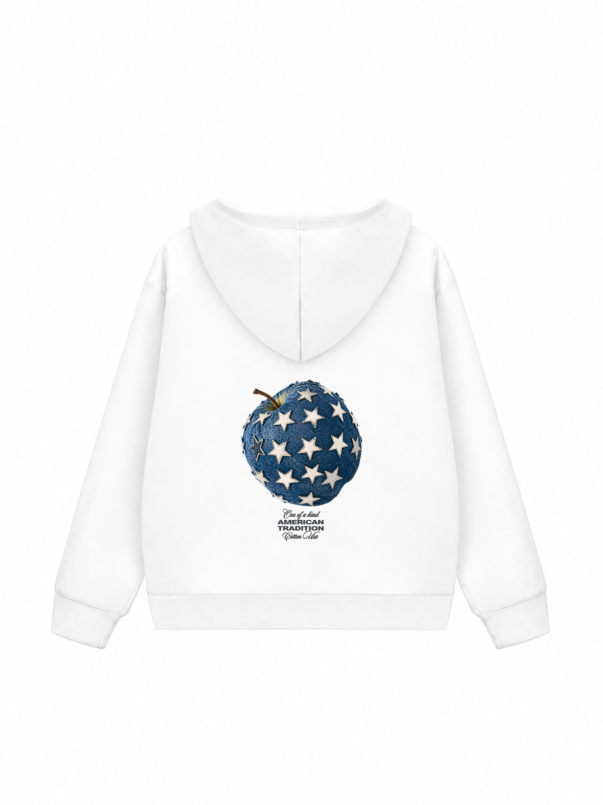 Áo Hoodie Zip Nỉ Hai Da Jeans Star Apple