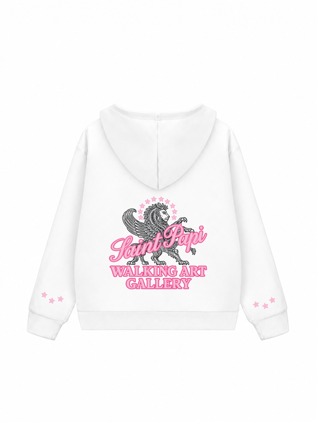 Áo Hoodie Zip Nỉ Hai Da Pink Saint Horse