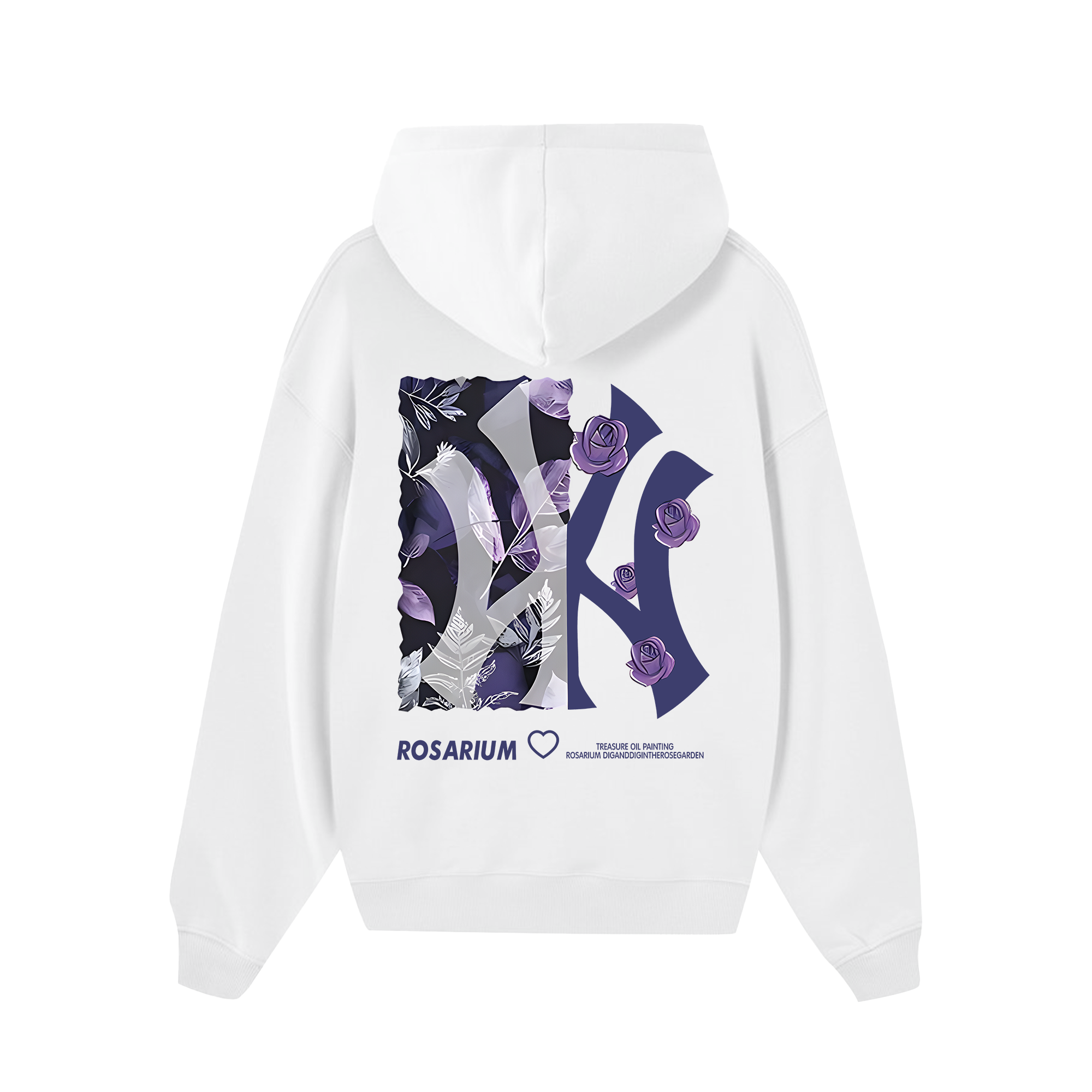 MLB Floral Purple Rose Rosarium Hoodie