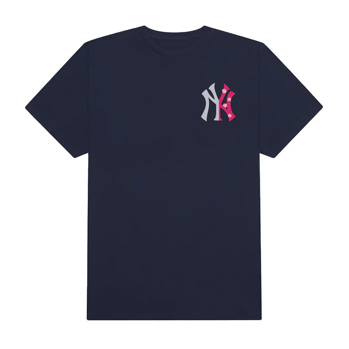 Flash Sale MLB Floral Pink Rose T-Shirt