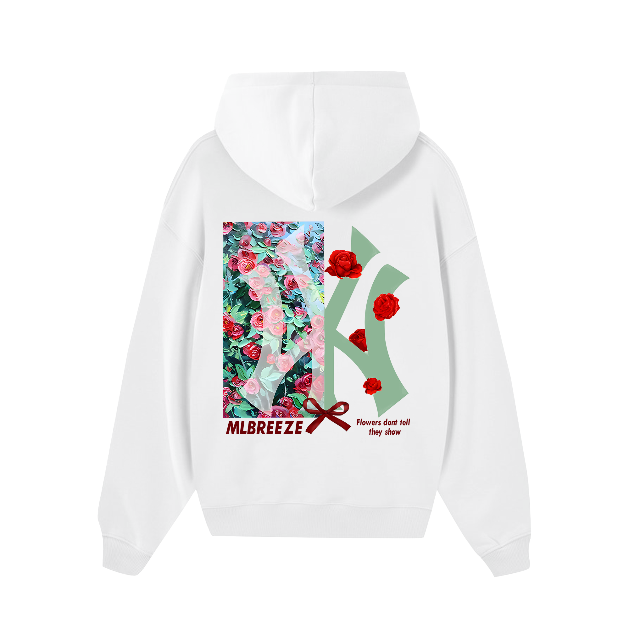 MLB Floral Rose Quote Hoodie