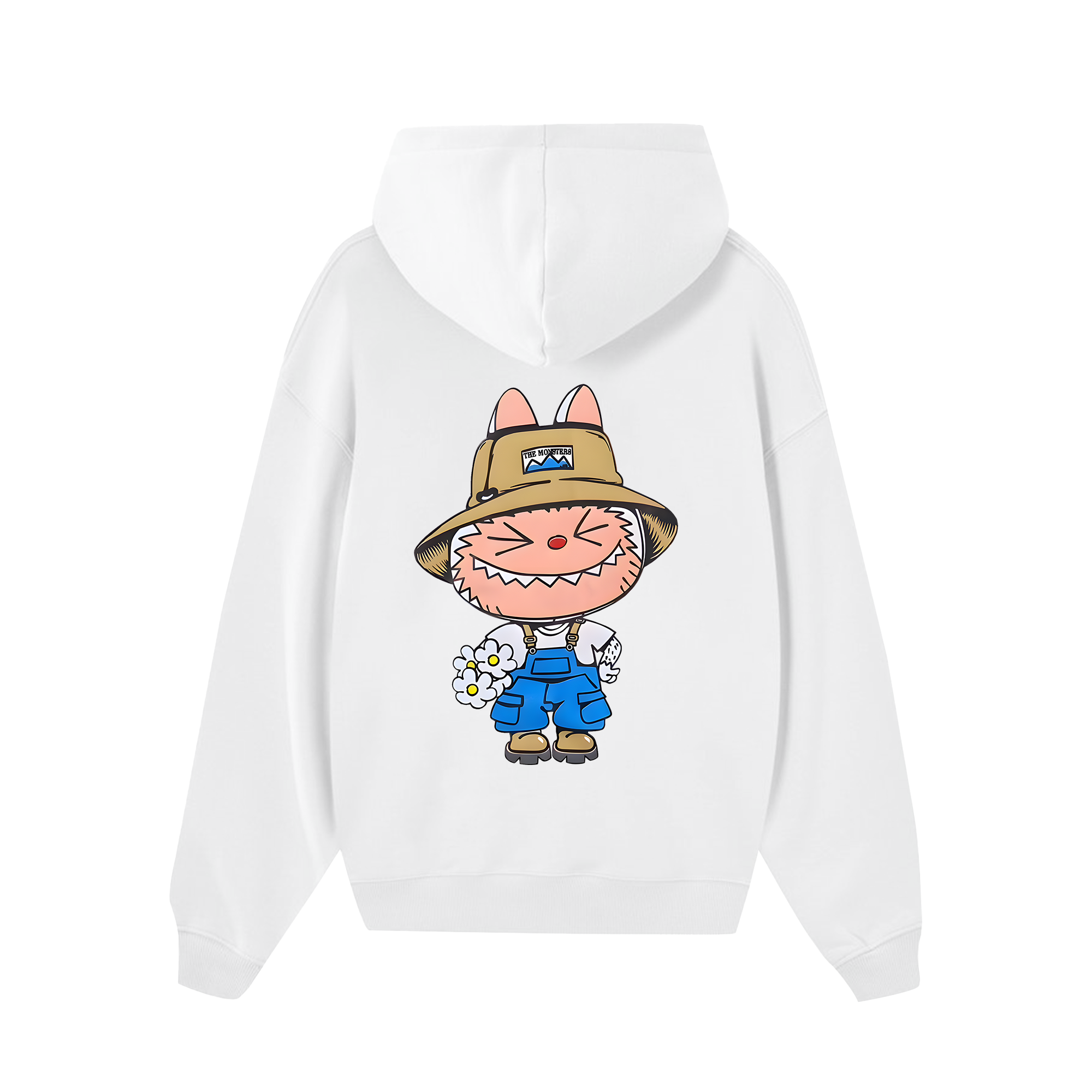 Labubu Farmer Cute Daisy Hoodie