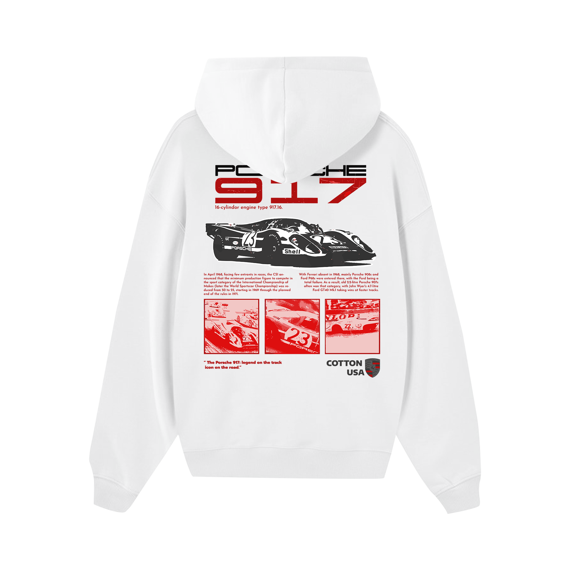 Porsche 917 16-Cylindor Hoodie