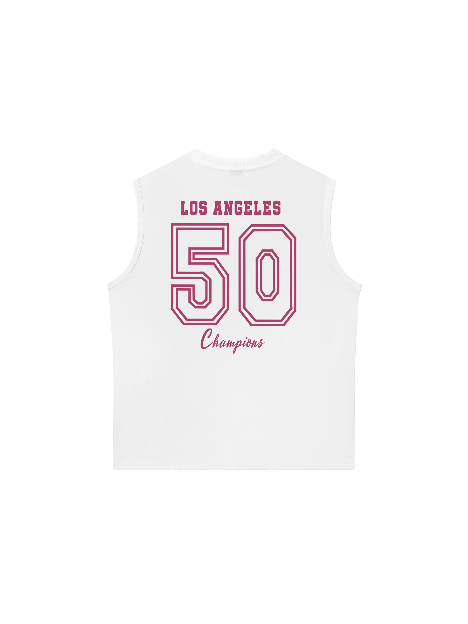 Áo Ba Lỗ Relaxed Fit Los Angeles Champions pink