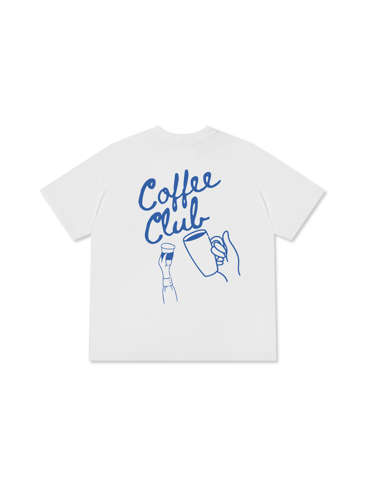 Áo Thun Relaxed Fit Coffee Club Blue