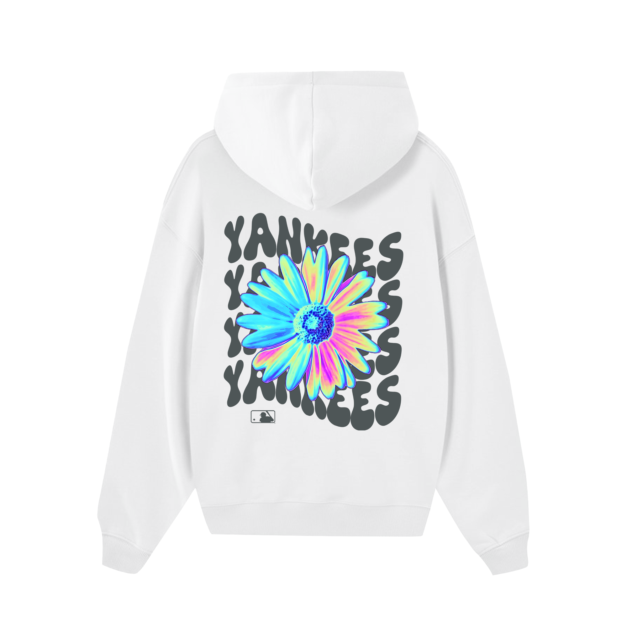 MLB Flower Hologram Flower Yankees Hoodie