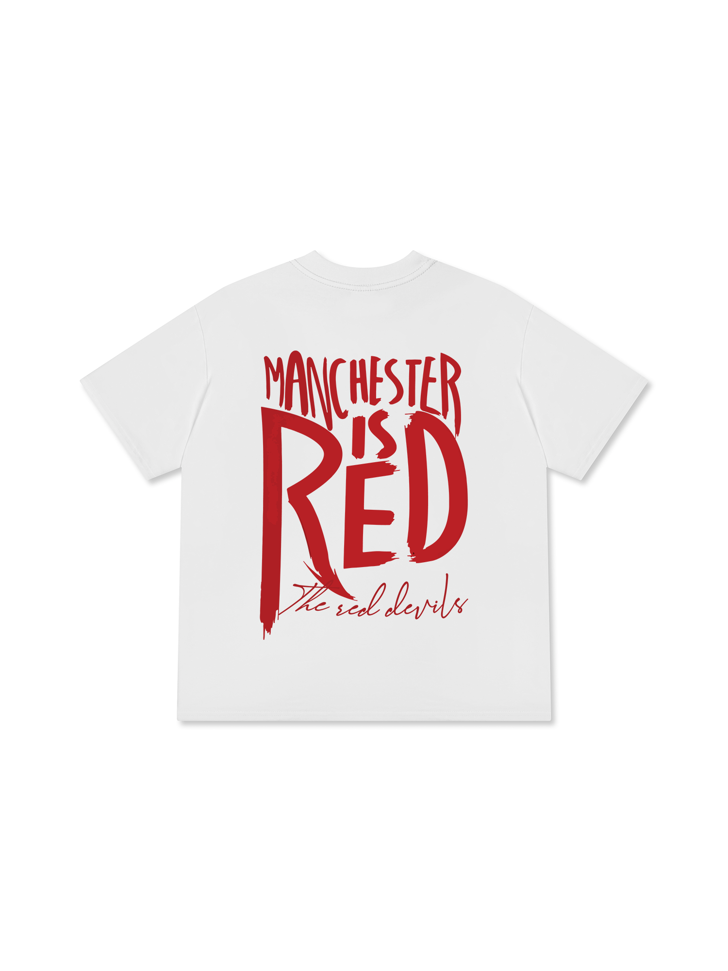 Áo Thun Relaxed Fit Soccer Manchester is Red