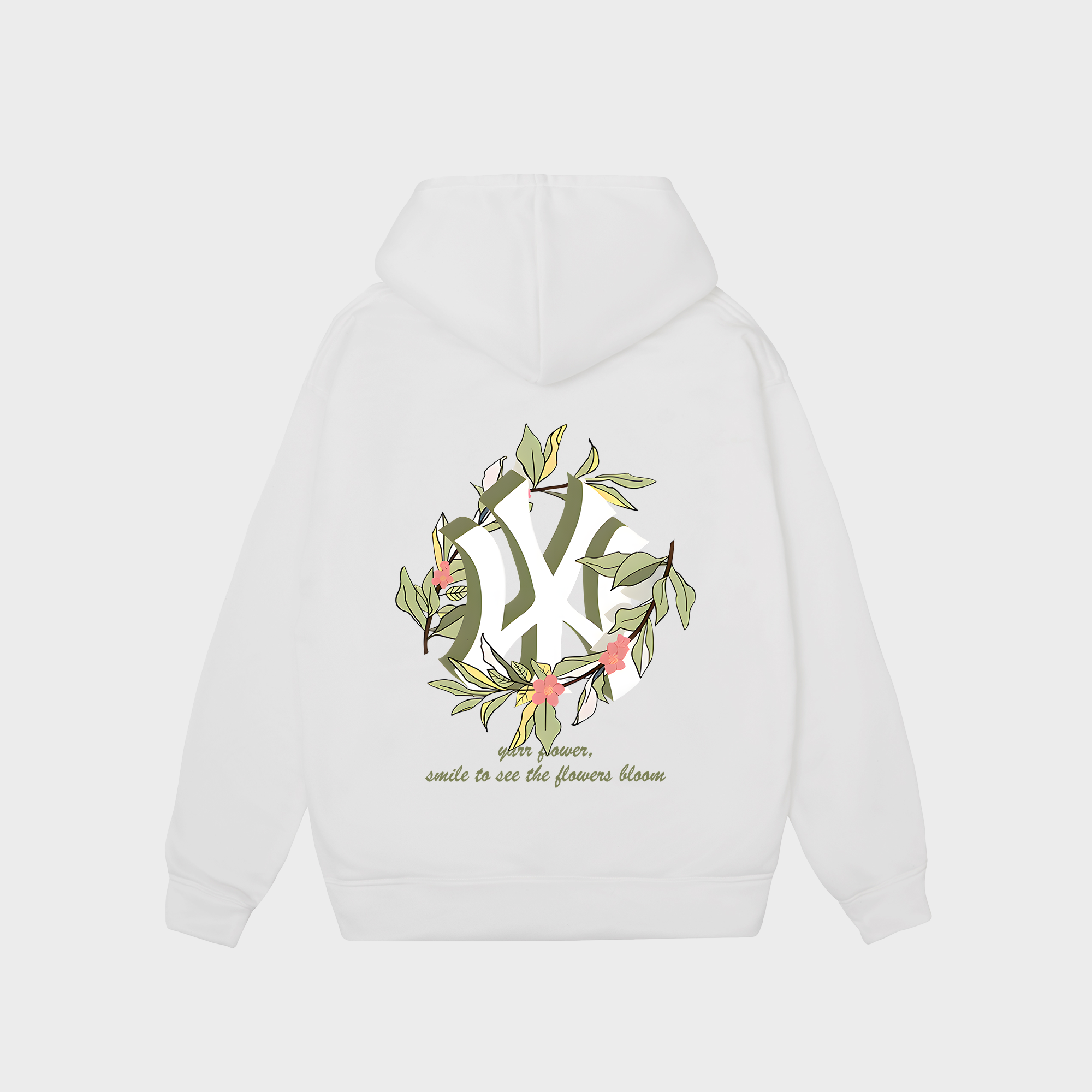 MLB Floral Green Floral New York Hoodie