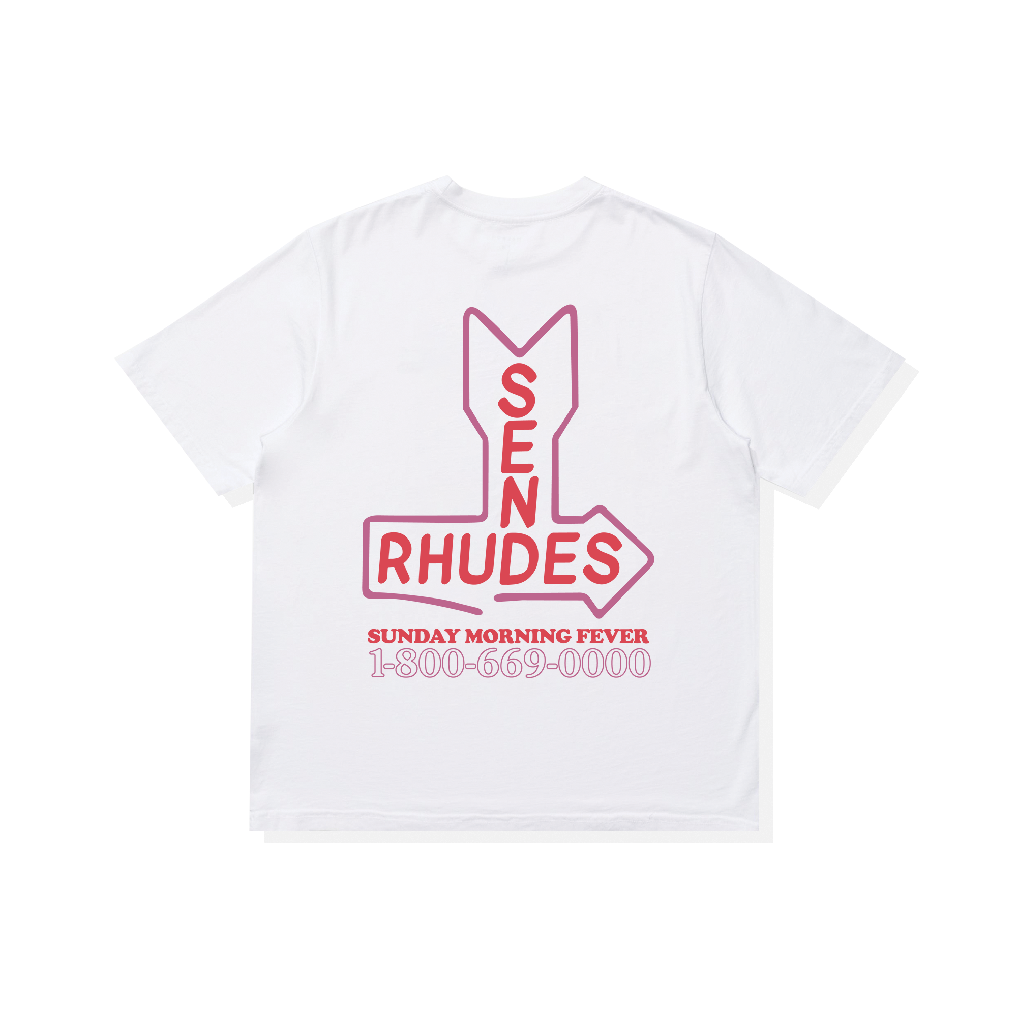 Áo Thun Oversize RHUDE SEND RHUDES RED