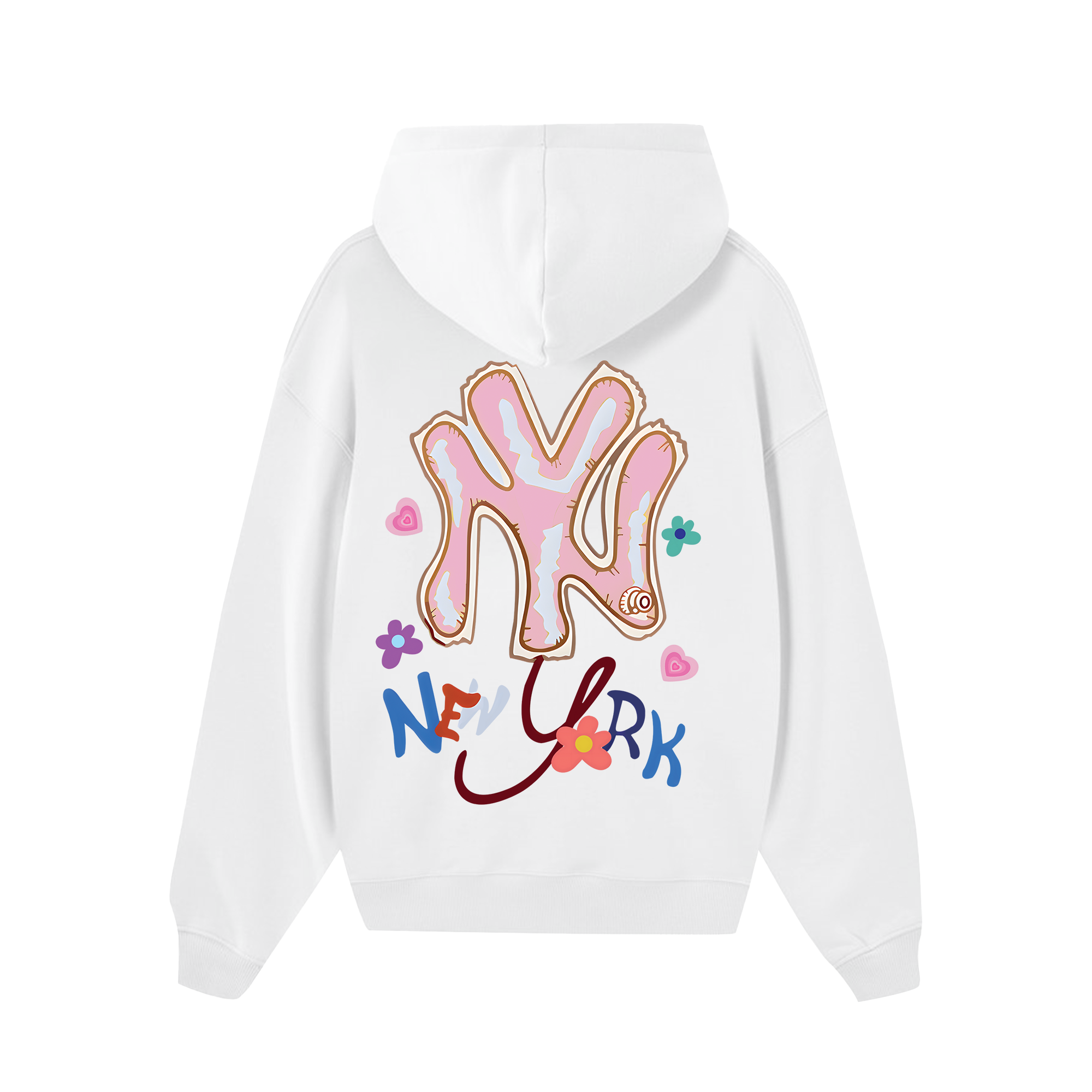 MLB Floral New York Yankees Cute Flower Hoodie