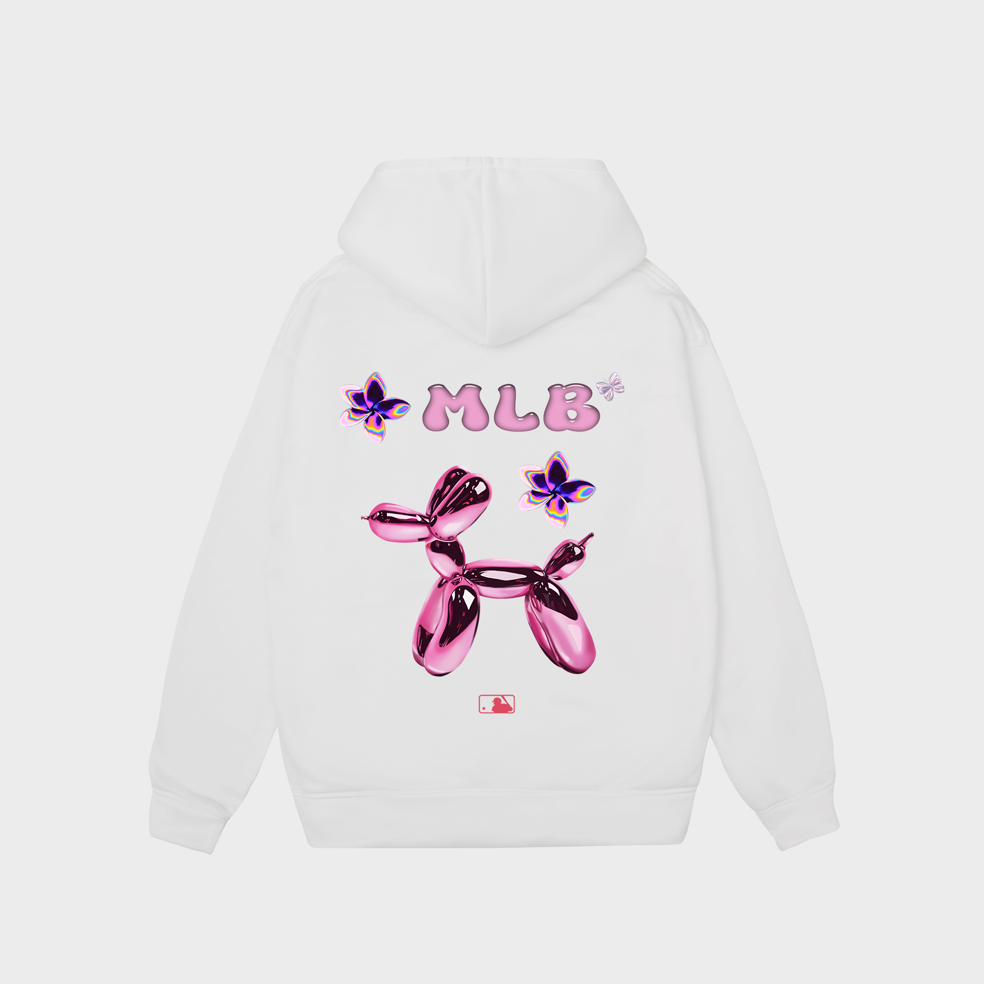 MLB Floral Hologram Balloon Dog Hoodie