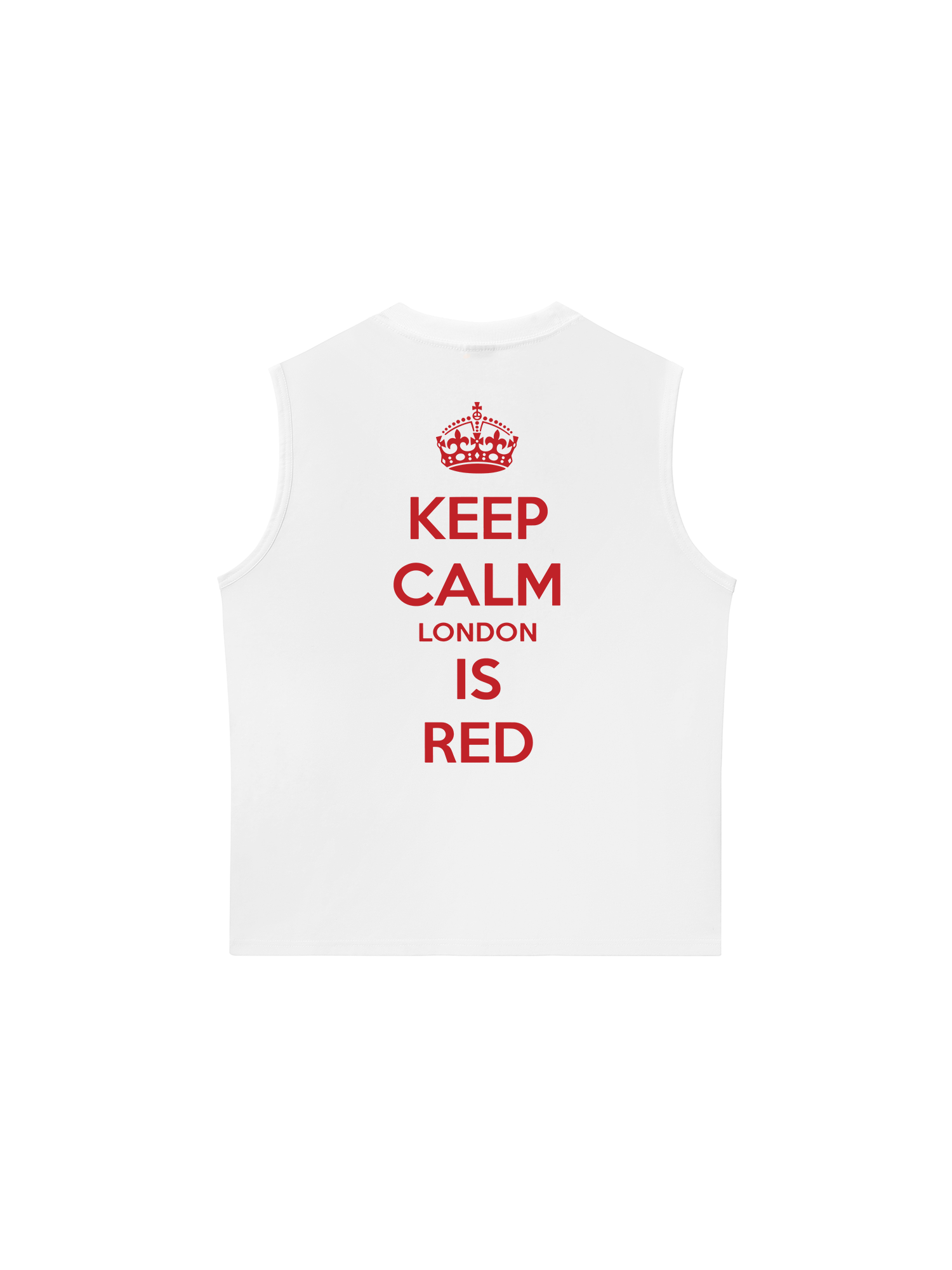 Áo Ba Lỗ Relaxed Fit Soccer Keep Calm London Is Red