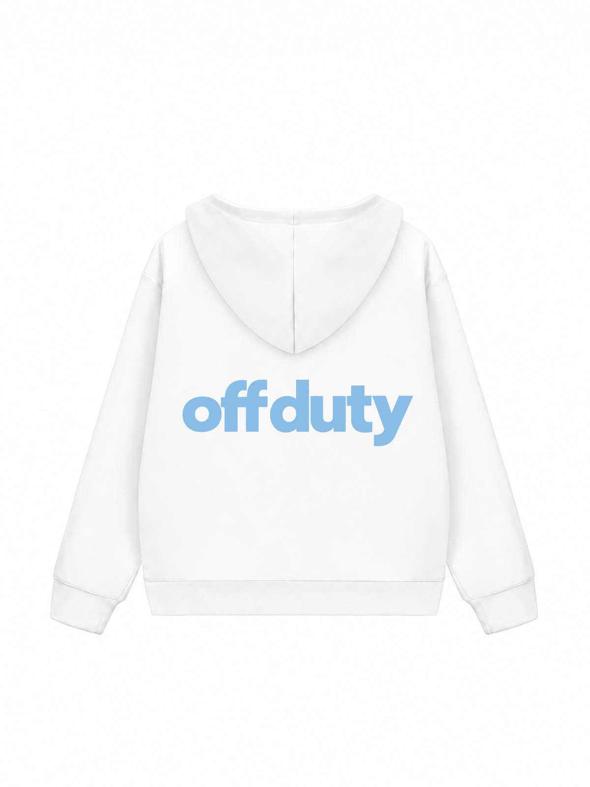 Áo Hoodie Zip Nỉ Hai Da Blue Off Duty