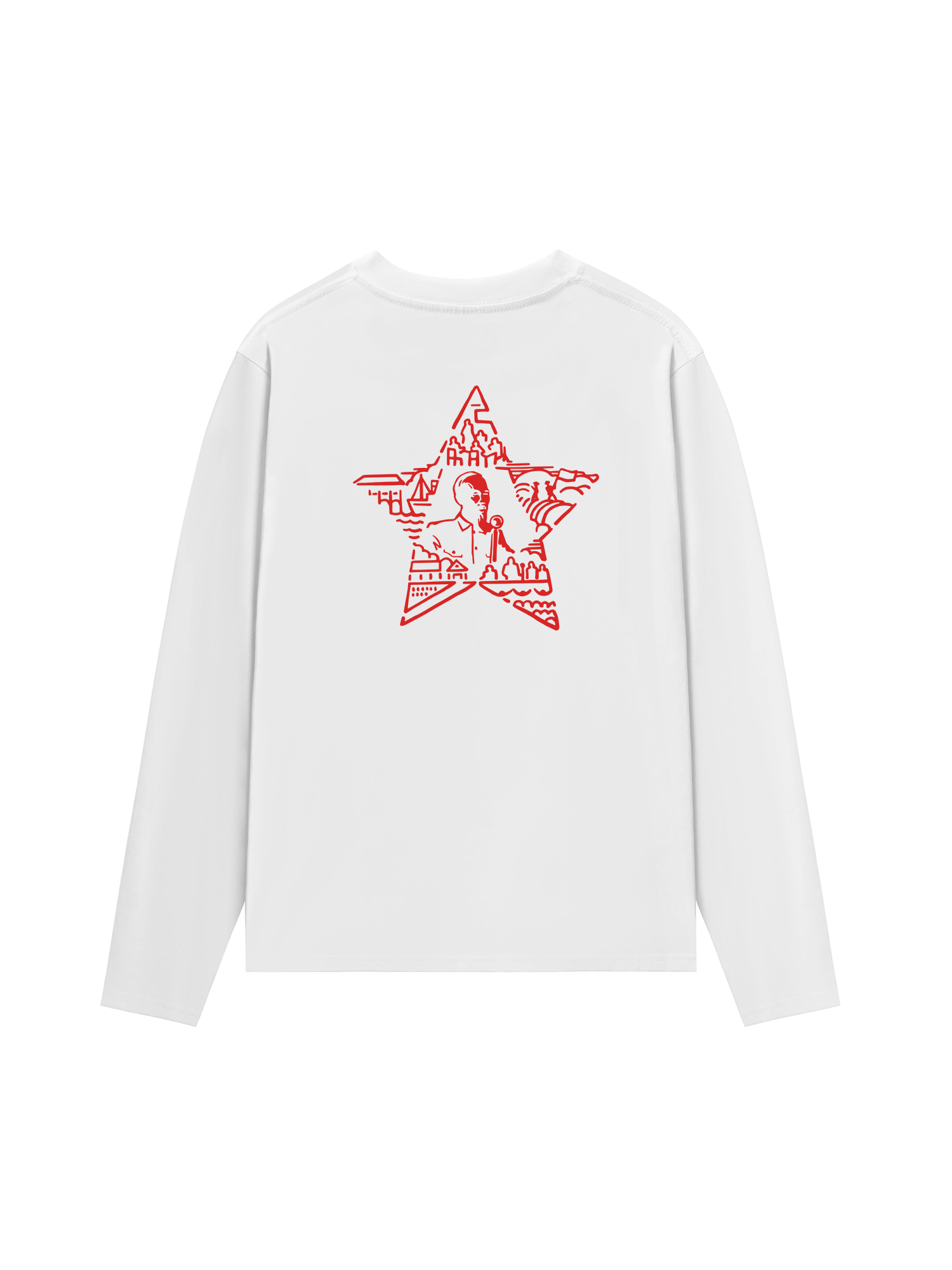 Áo Thun Dài Tay Ngôi Sao Bác Hồ