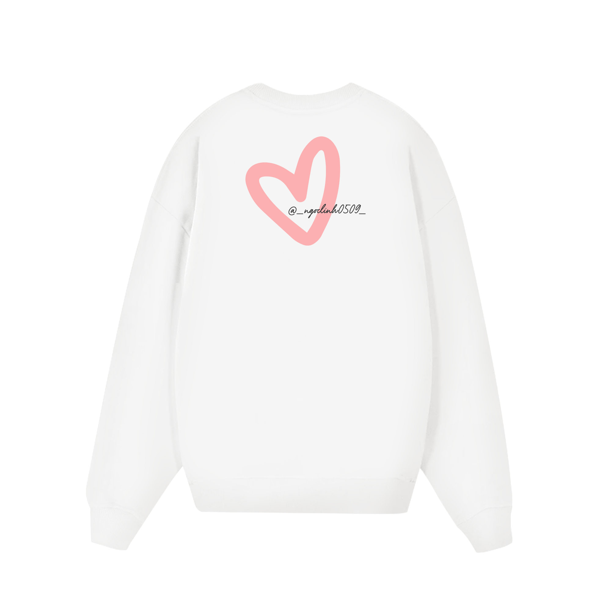 Custom Couple Heart Instagram Sweater