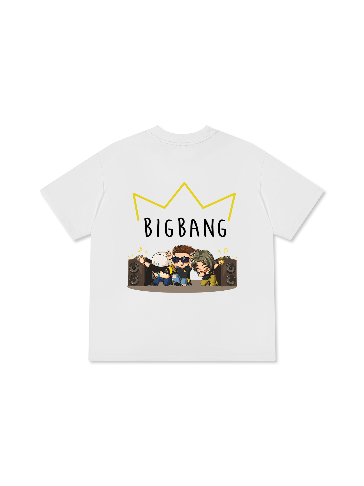 Áo Thun Relaxed Fit Idols Big Bang Chibi Concert