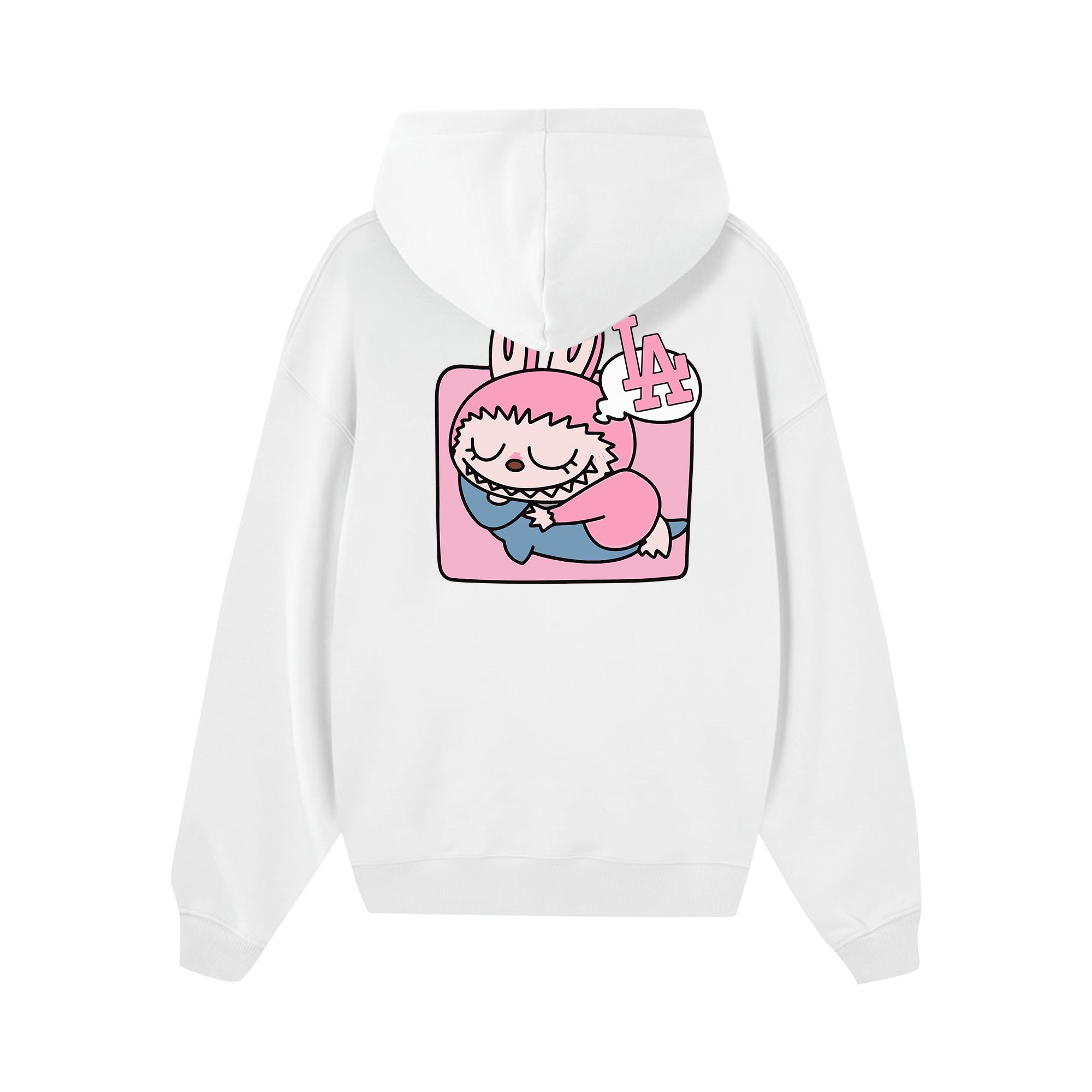 MLB Labubu LA Sleepy Fishy Hoodie