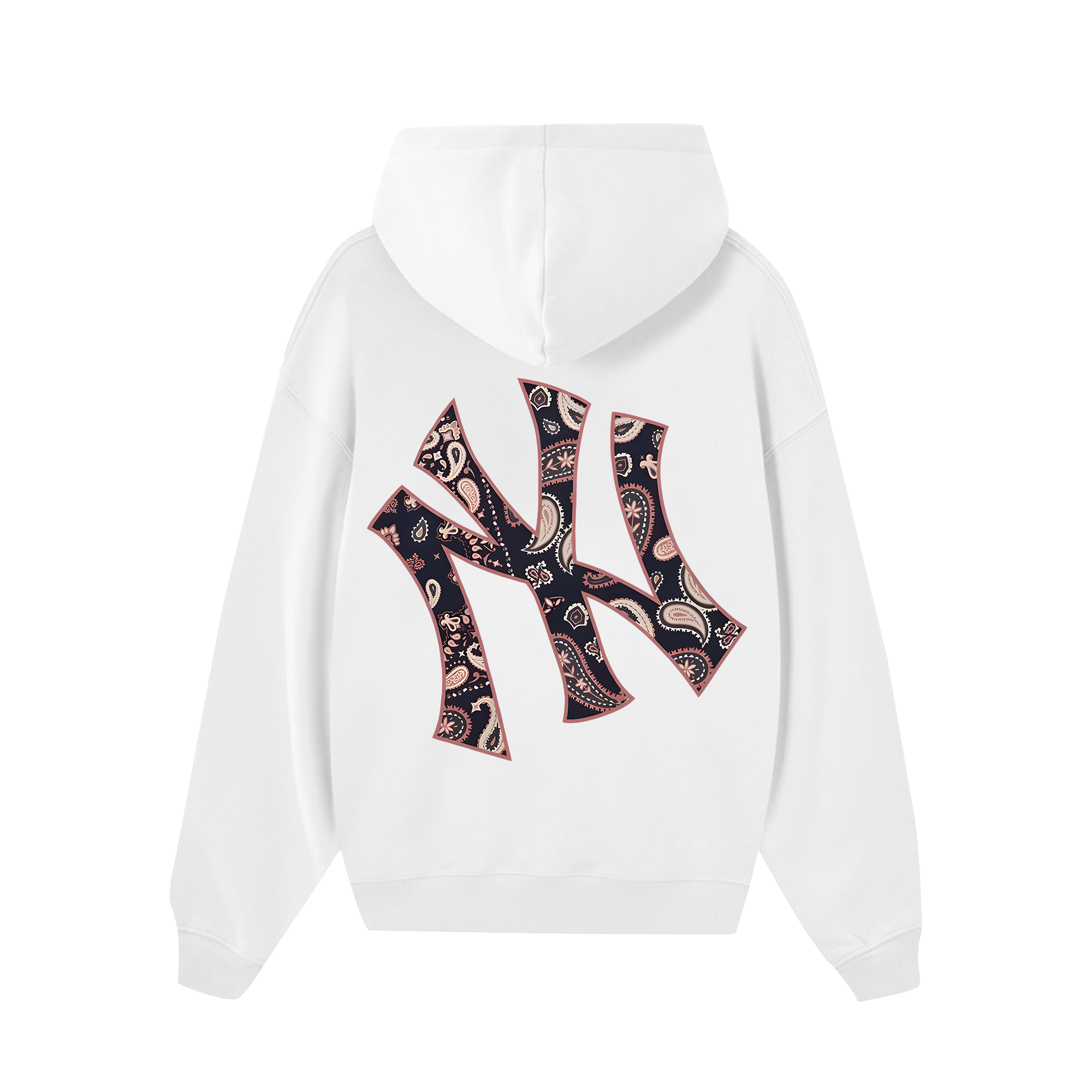 MLB Floral VIntage Bandana Hoodie