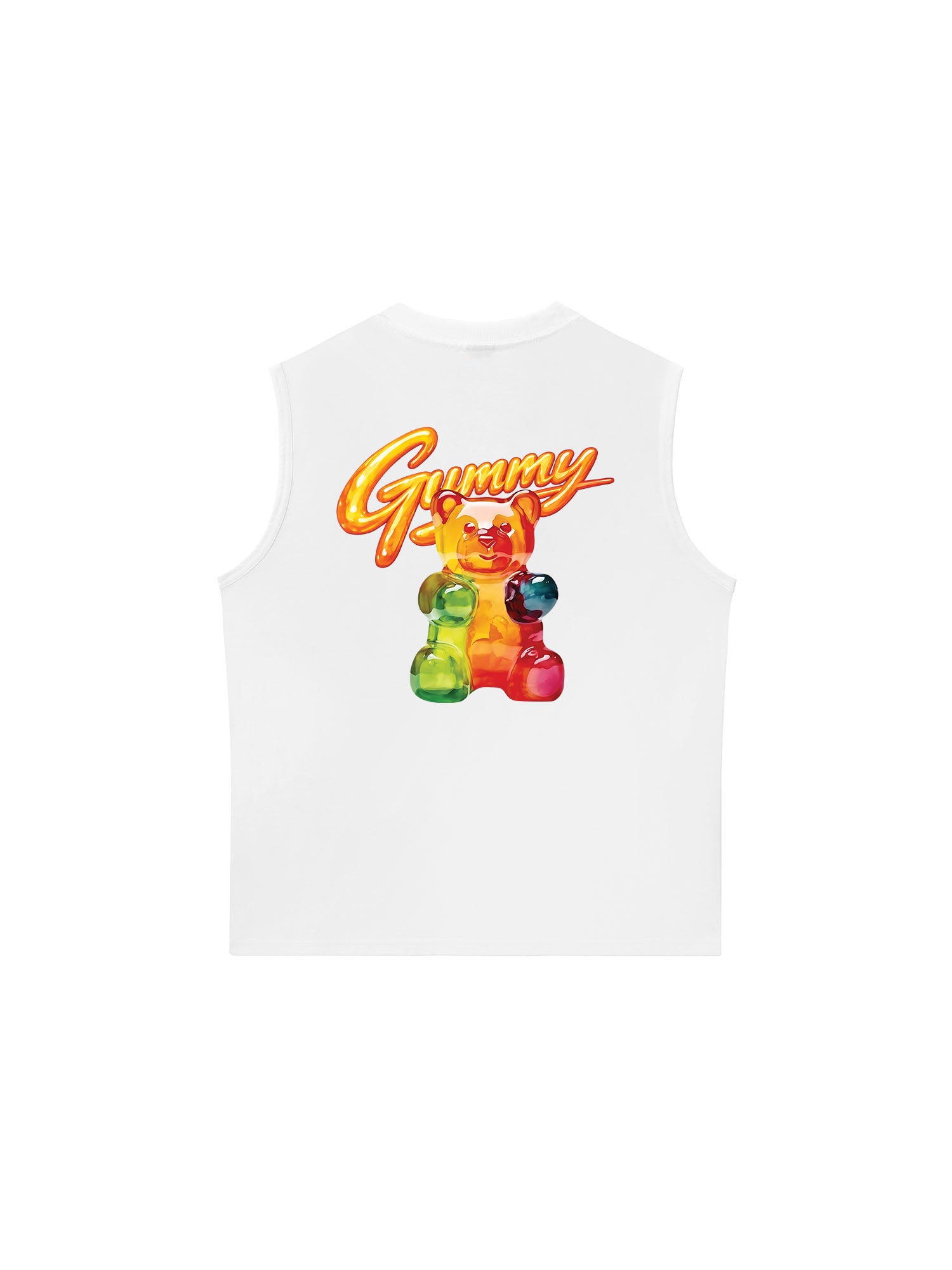 Áo Ba Lỗ Relaxed Fit Orange Gummy Bear