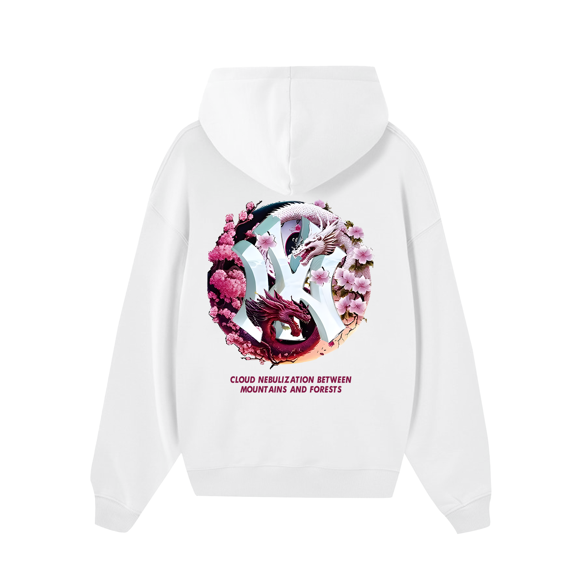 MLB Floral Dragon Cloudy Hoodie