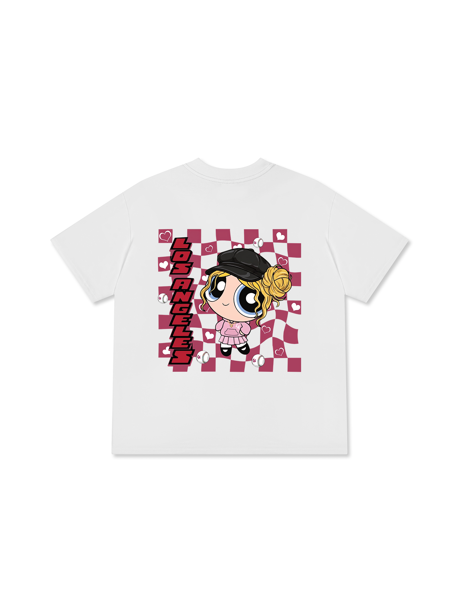 Áo Thun Relaxed Fit Baseball X Power Girl LosAngeles