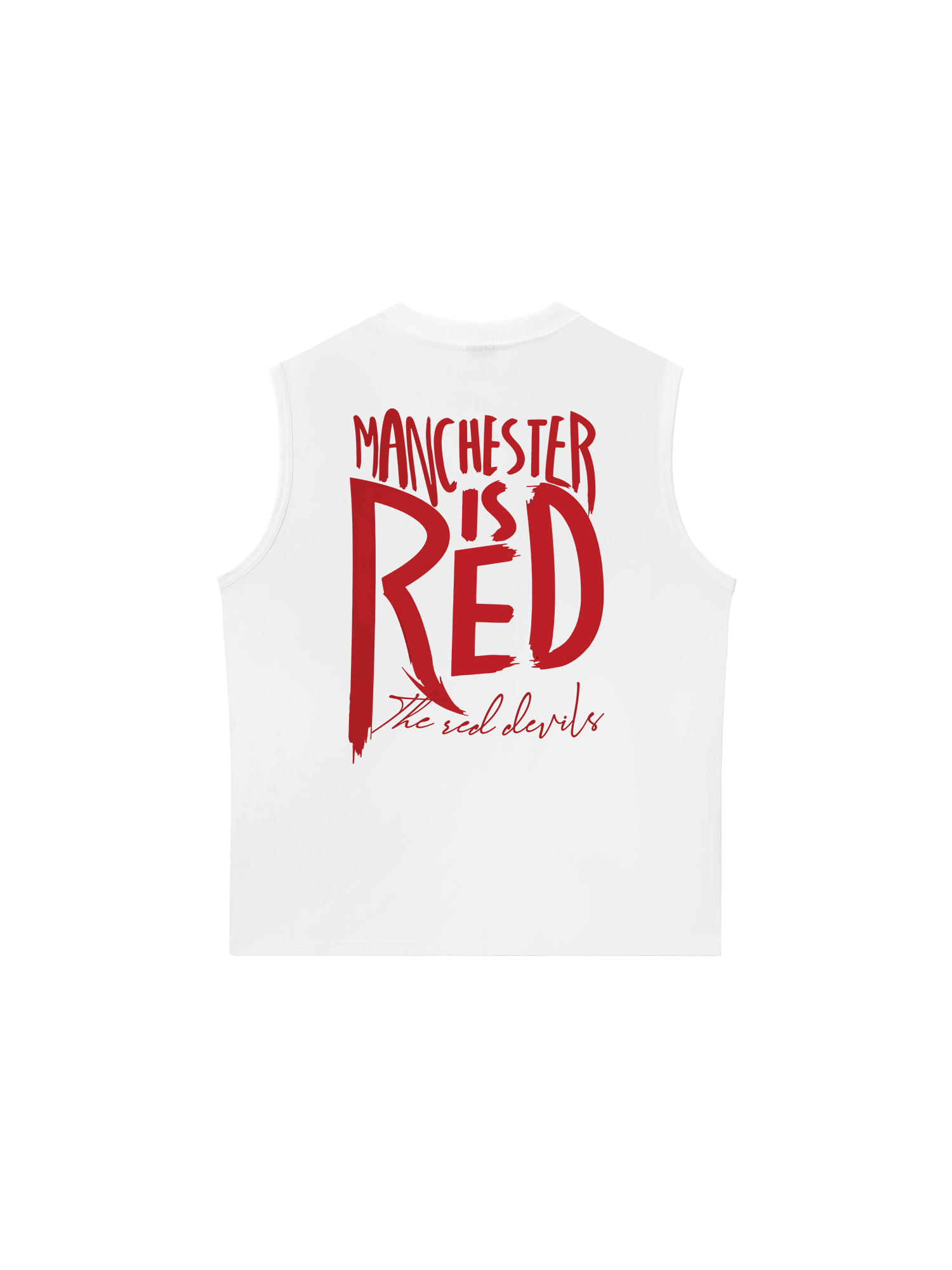 Áo Ba Lỗ Relaxed Fit Manchester is Red