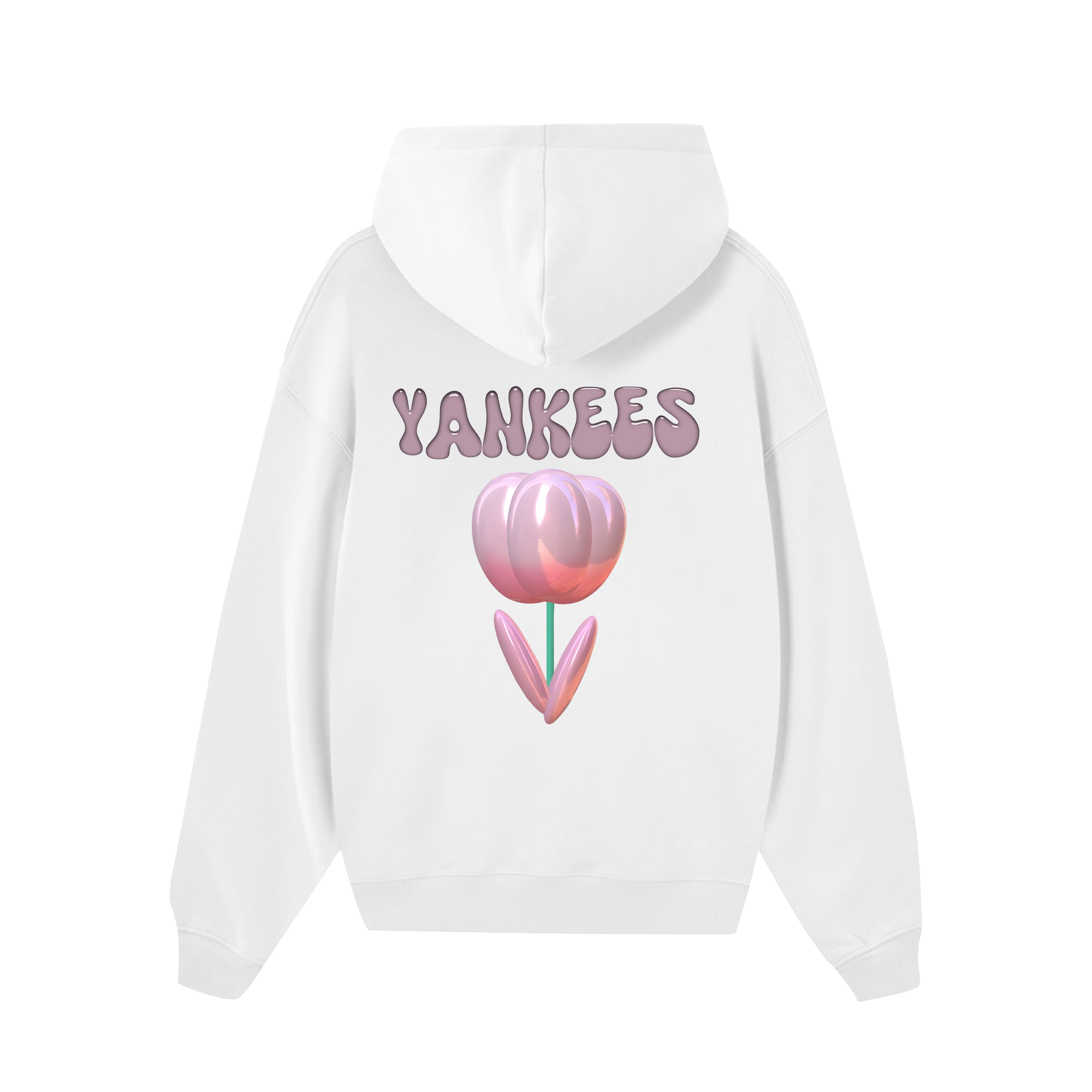 MLB Floral Hologram Tulip Yankees Hoodie