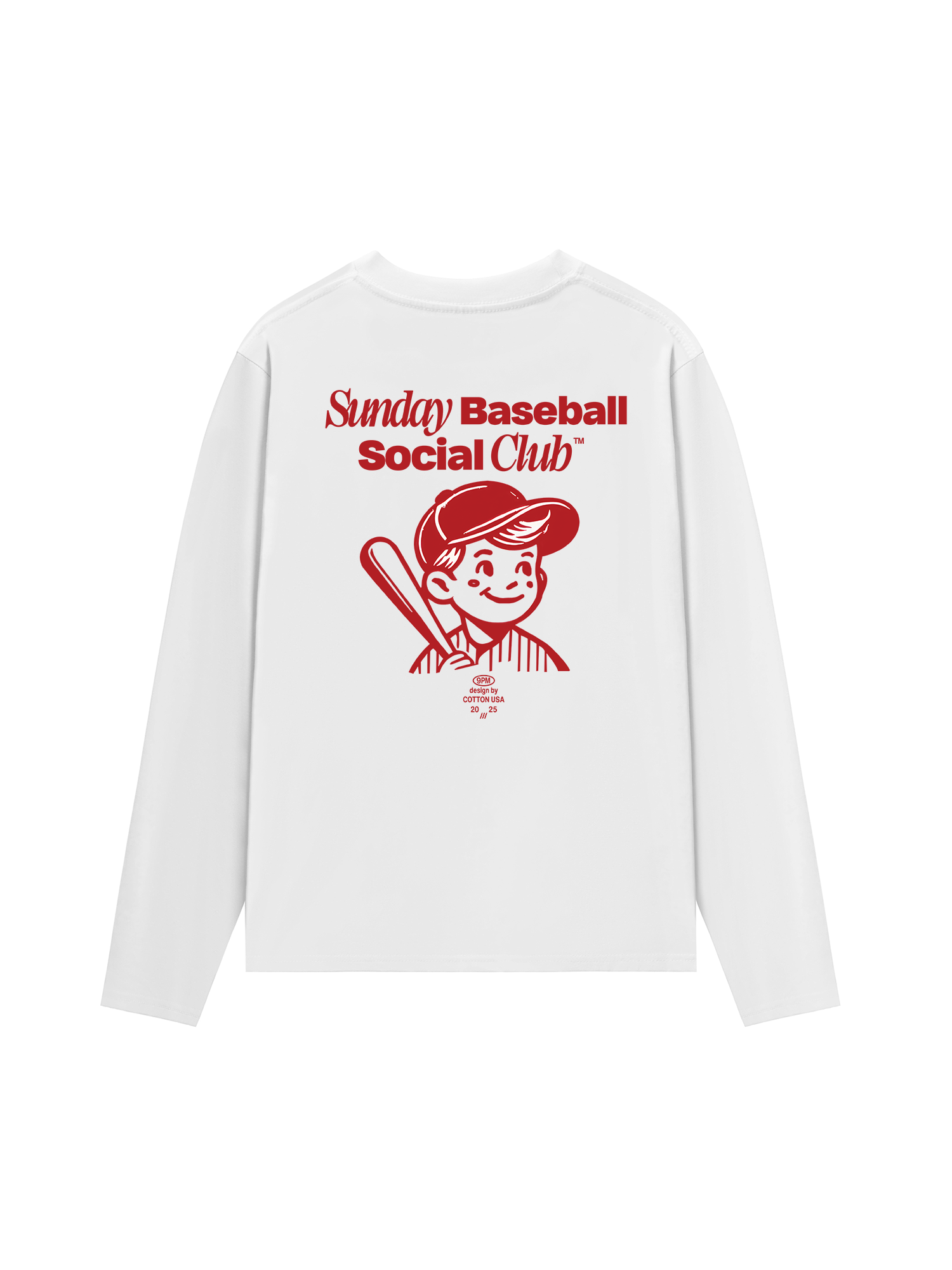 Áo Thun Dài Tay Baseball Social Club