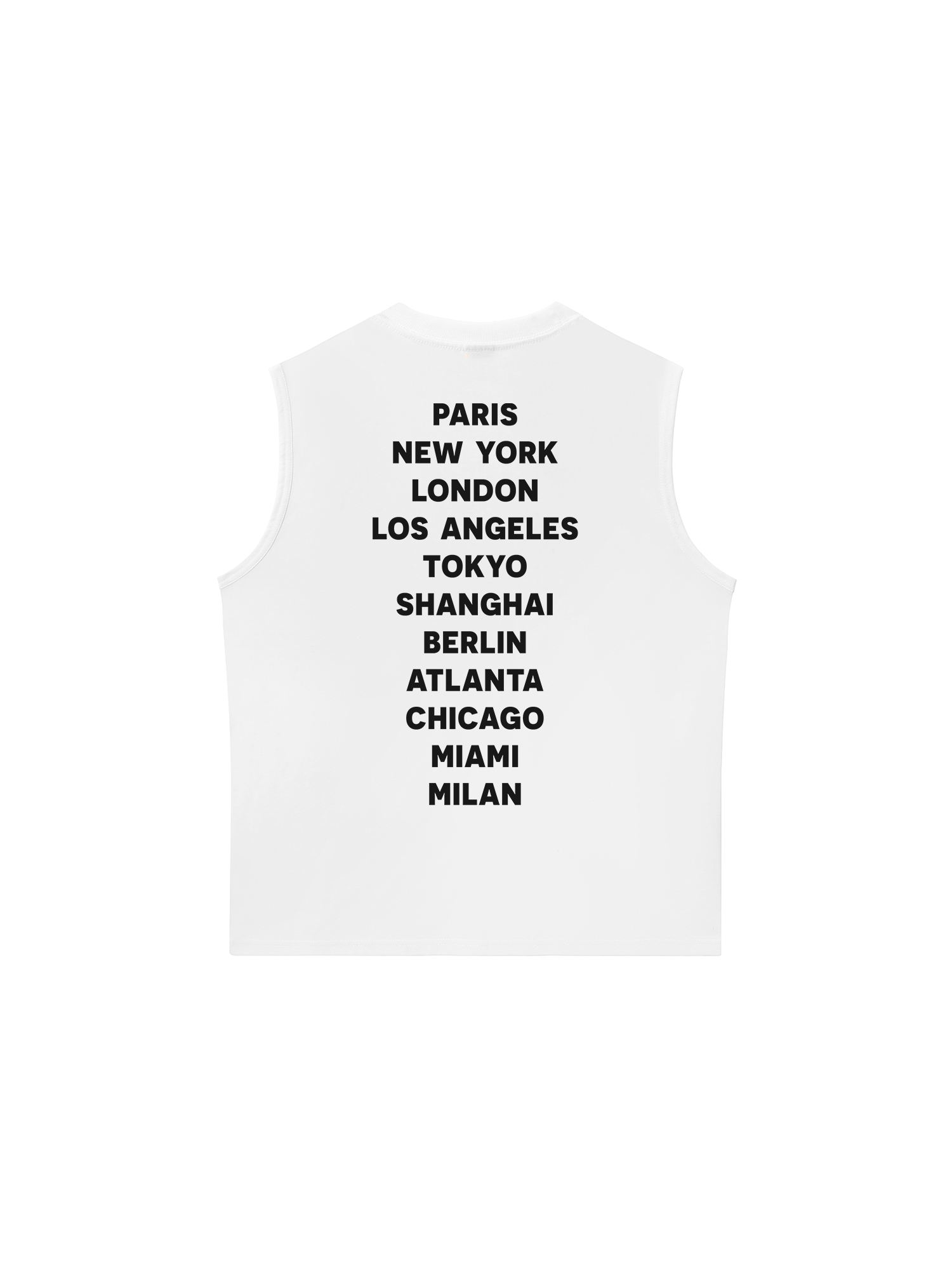 Áo Ba Lỗ Relaxed Fit Cities I Love