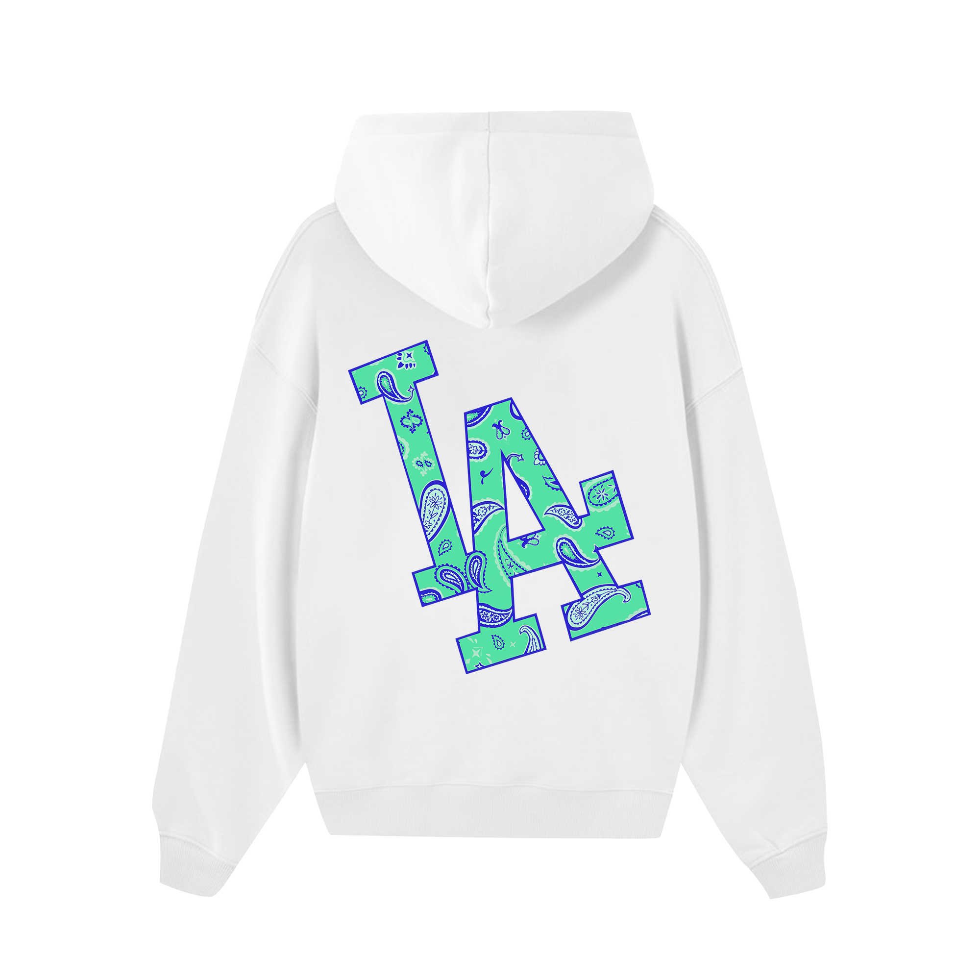 MLB Floral Green Bandana Hoodie