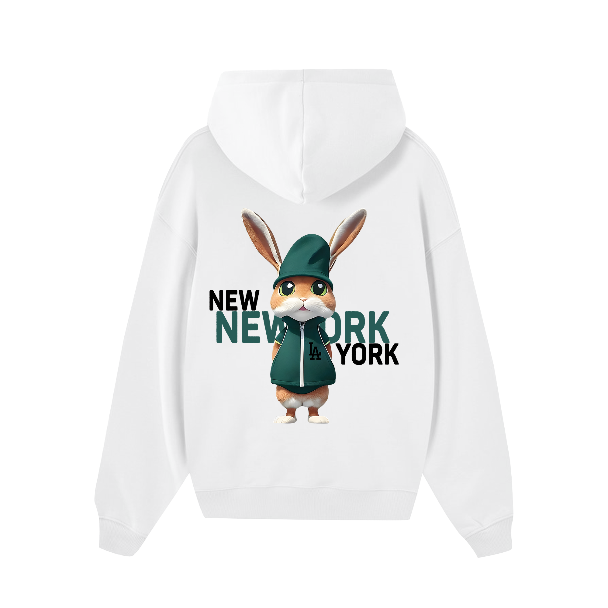 MLB Floral Green Rabbit Hoodie