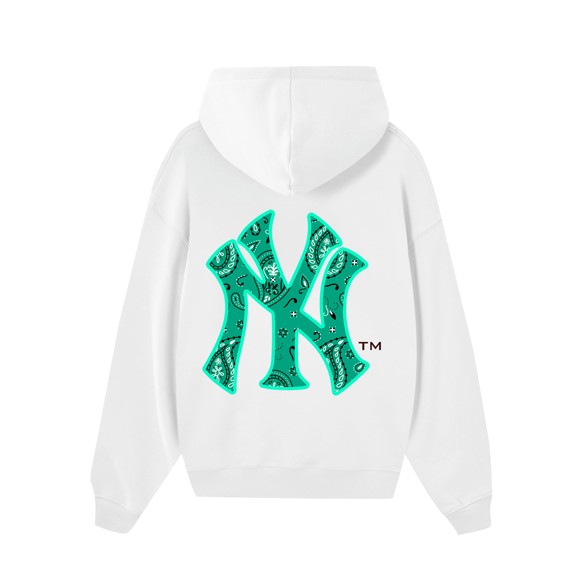 MLB Floral Green Logo Hoodie