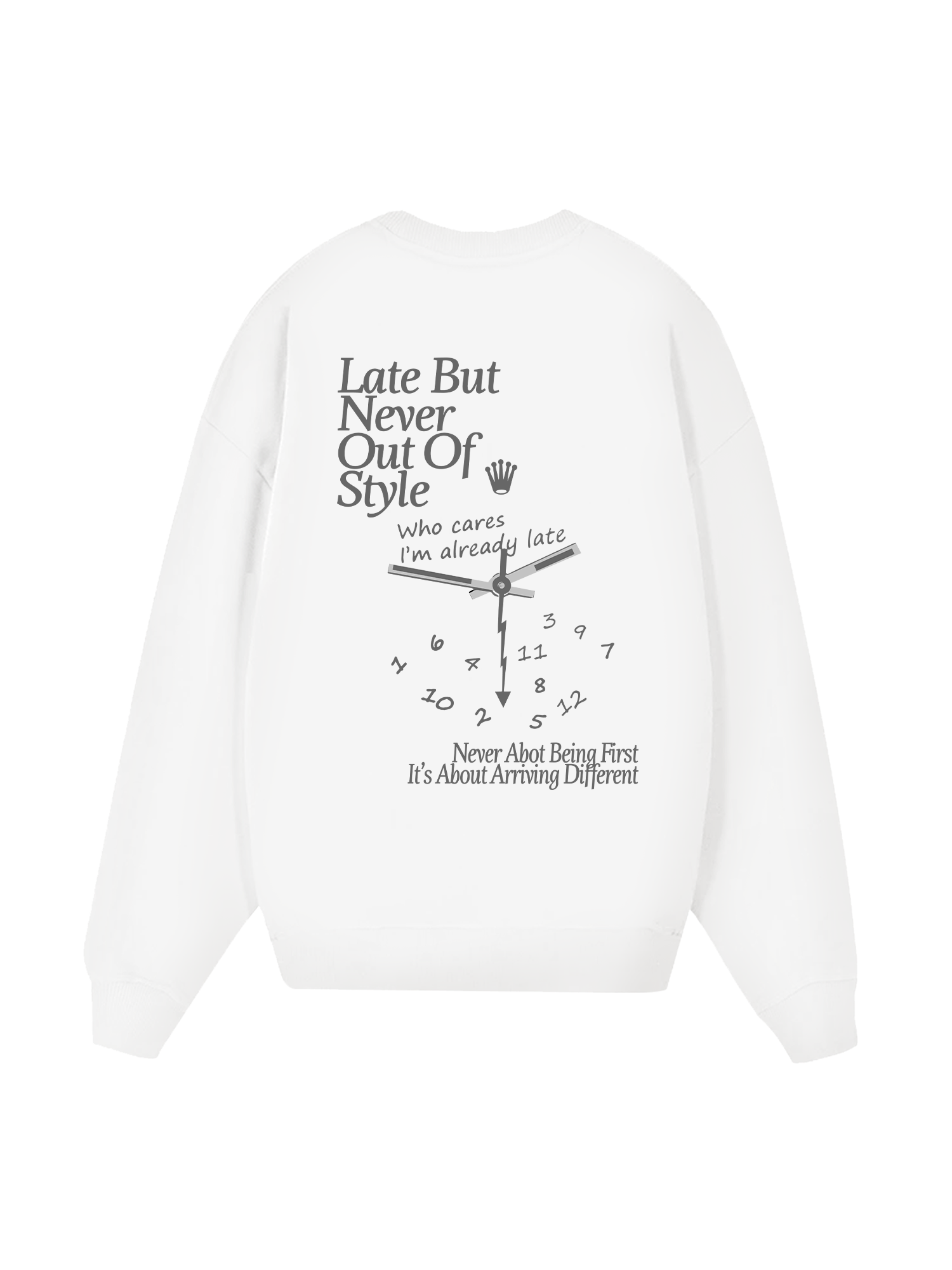 I'm Already Late Sweater